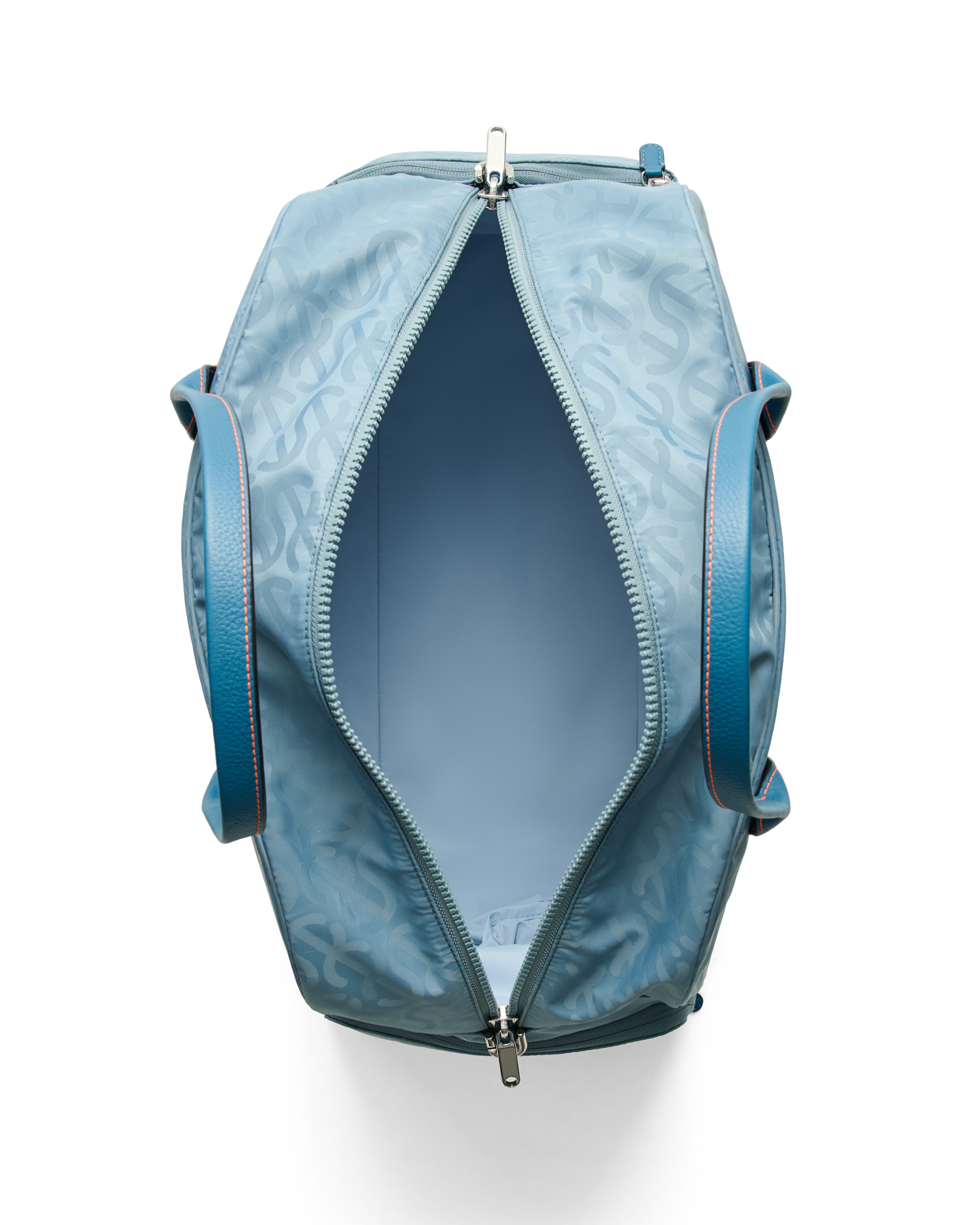 ECCO® GOLF BOSTON E WAVE Leder-Dufflebag - Grau - Birdeye