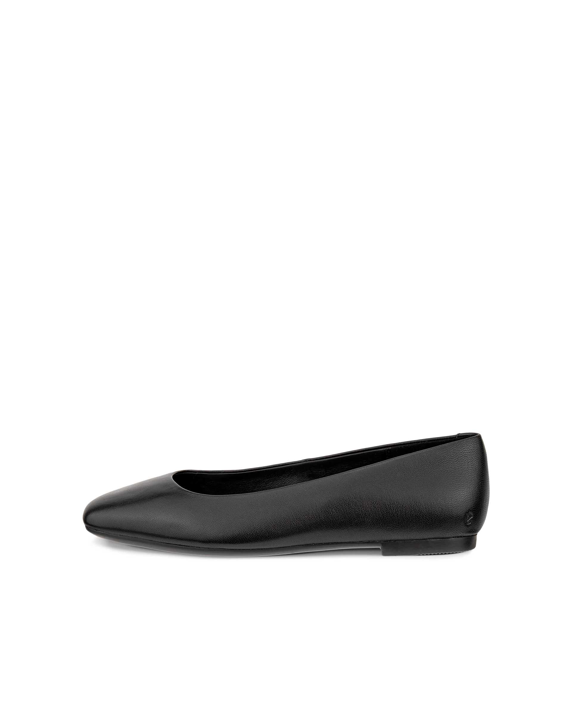 ECCO® Margot Damen Lederballerina - Schwarz - Outside