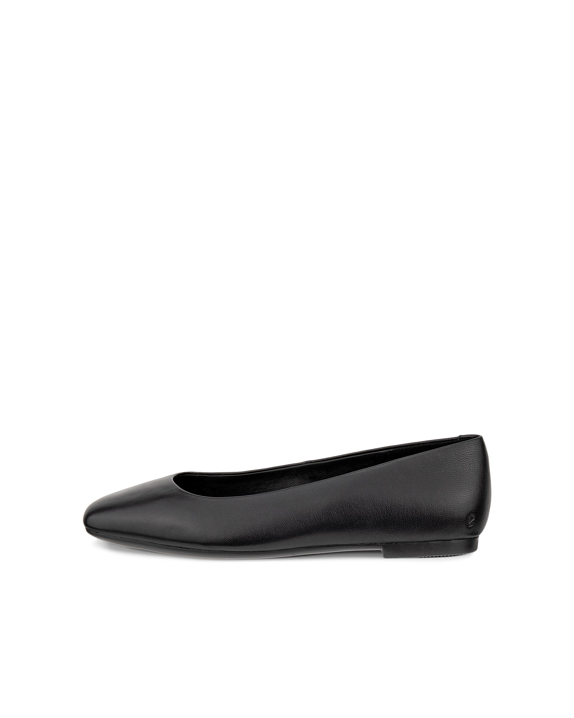 ECCO® Margot Damen Lederballerina - Schwarz - Outside