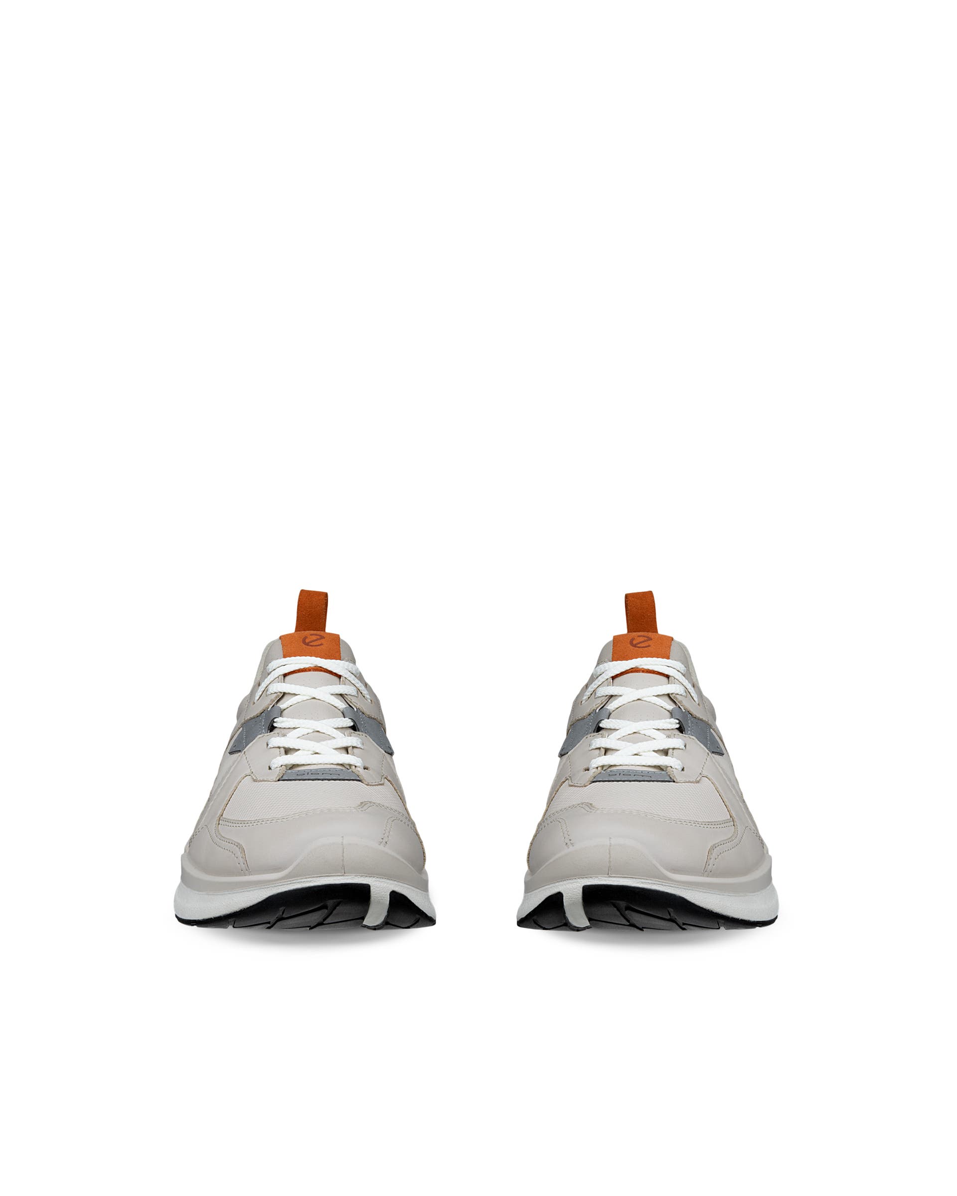 ECCO BIOM 2.2 Men メンズ レザーGore-Texスニーカー - グレー - Front pair