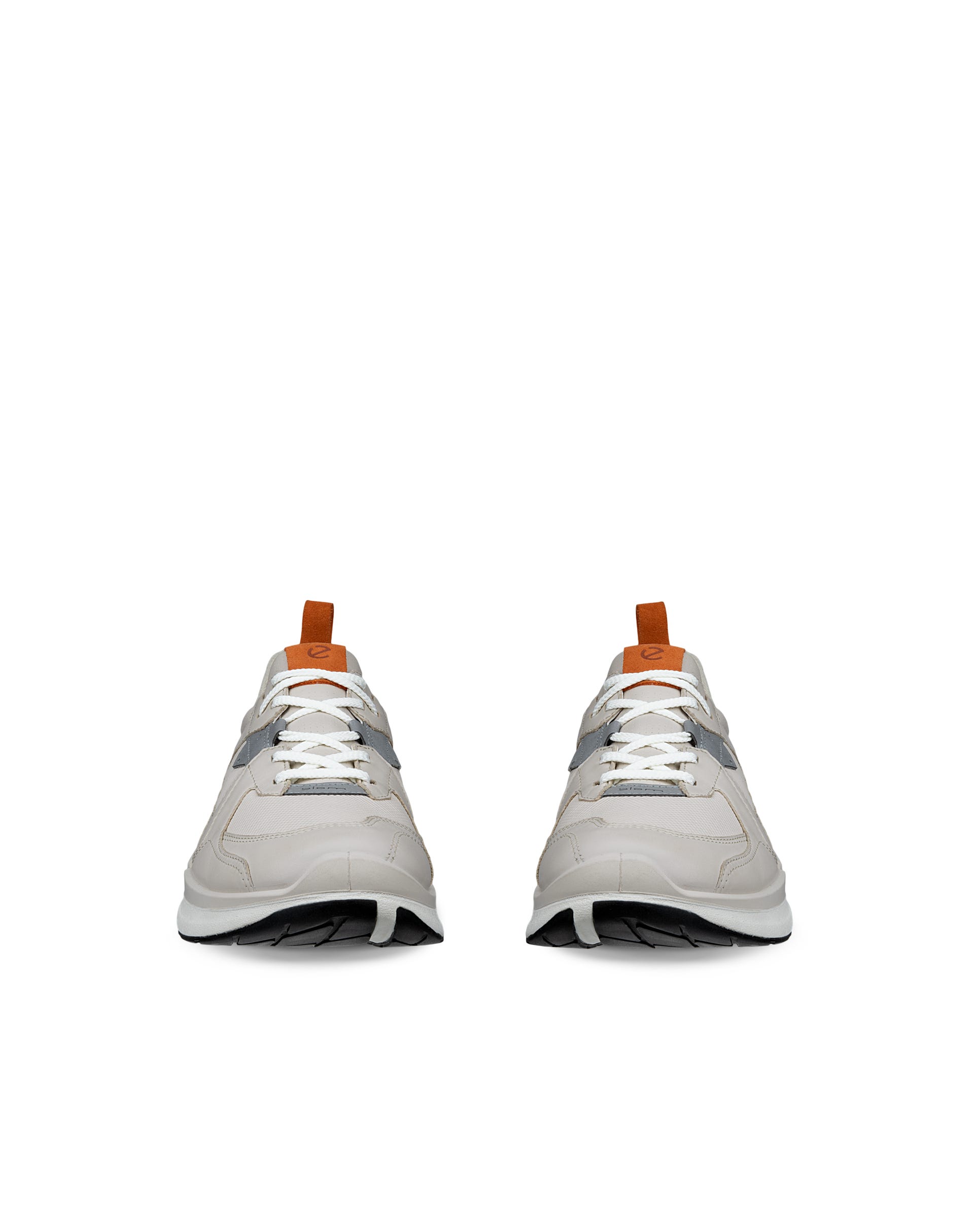 ECCO BIOM 2.2 Men メンズ レザーGore-Texスニーカー - グレー - Front pair