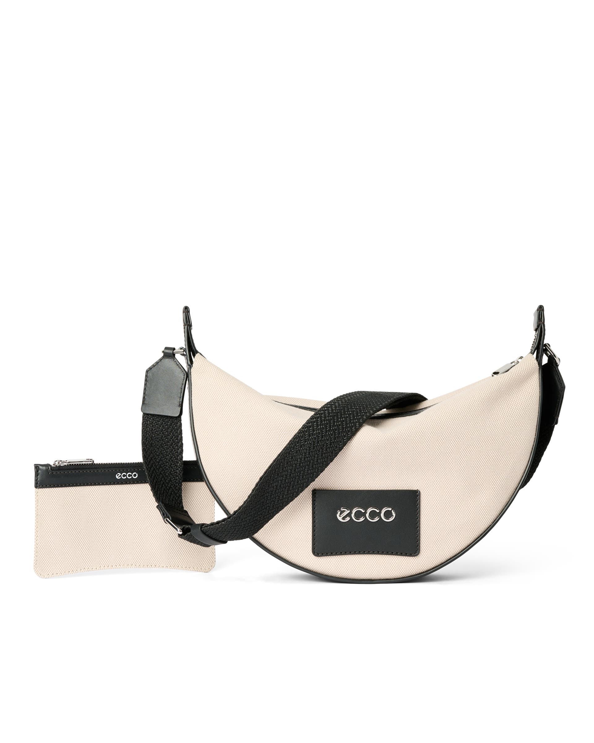 ECCO® Fortune Hobo-Tasche aus Leder - Beige - Main