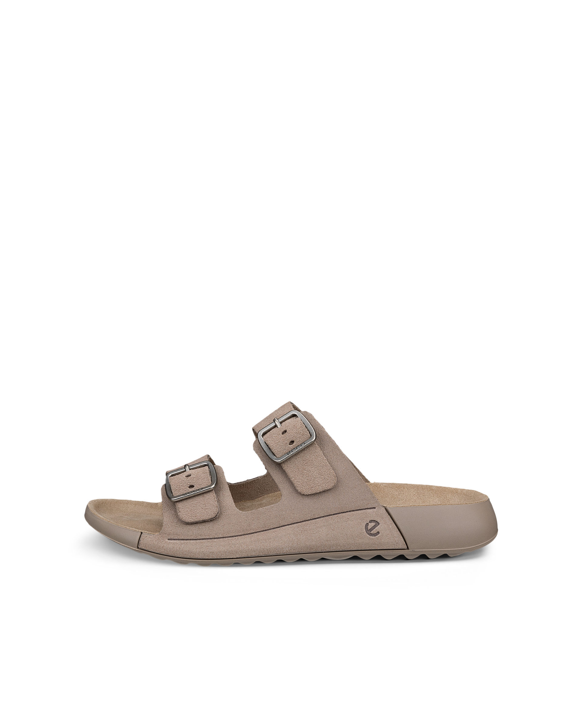 ECCO COZMO - Women's Two Strap Suede Sandal - Beige - 43