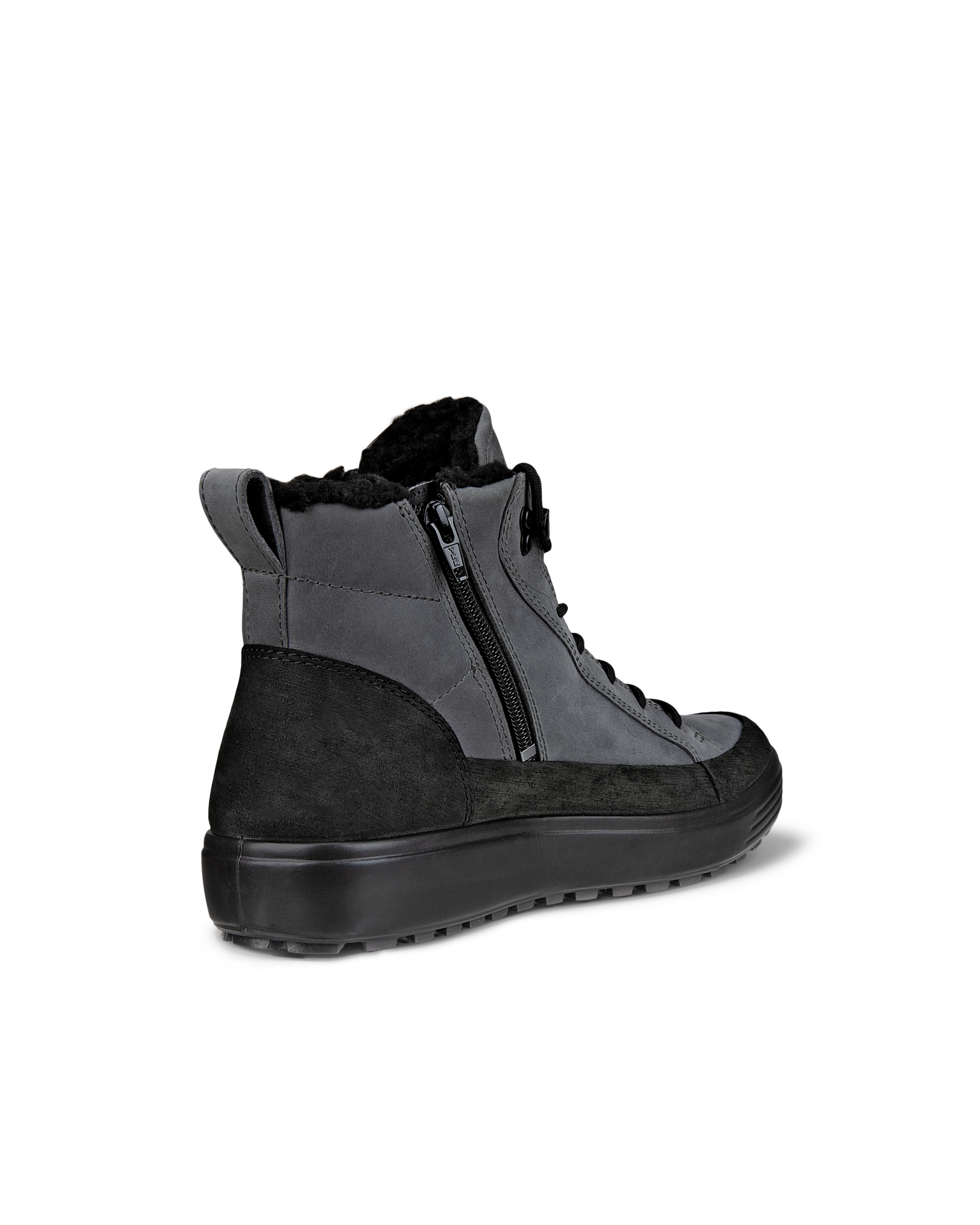 ECCO Soft 7 Tred メンズ ヌバックGore-Texミッドカットブーツ | グレー