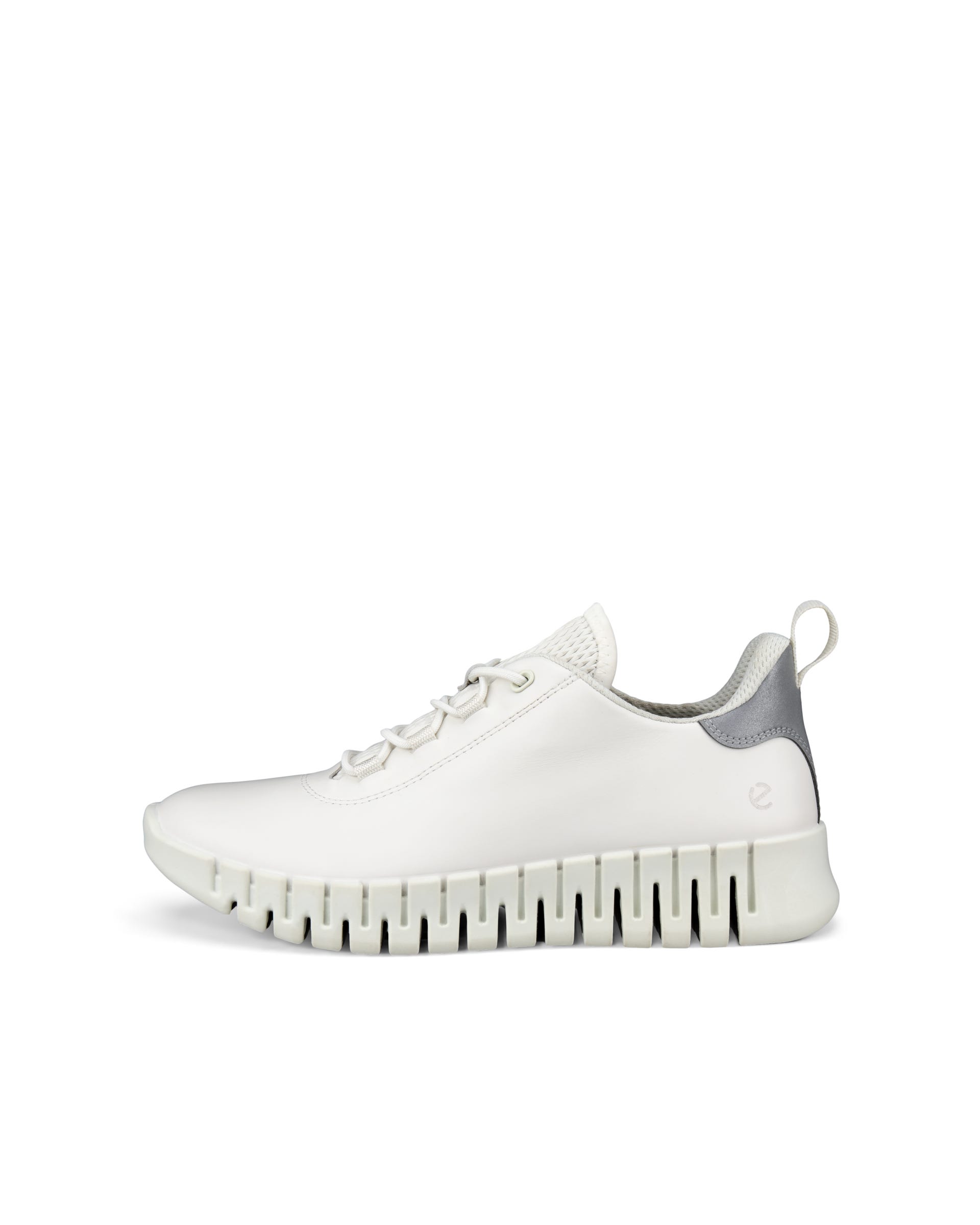 ECCO® Gruuv baskets en cuir pour femme - Blanc - Outside