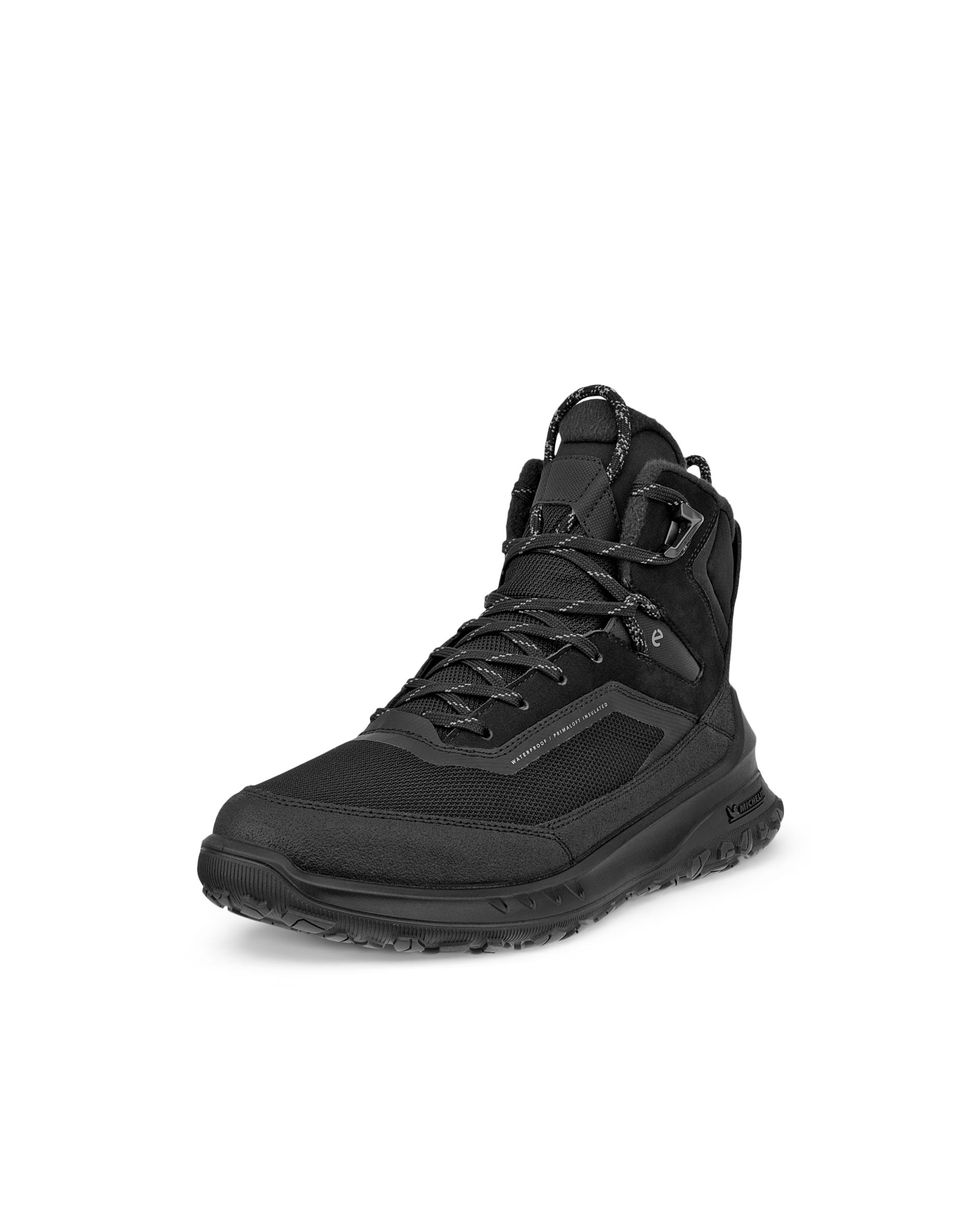 ECCO® ULT-TRN støvler i vandtæt nubuck med snørebånd til damer - Sort - Main