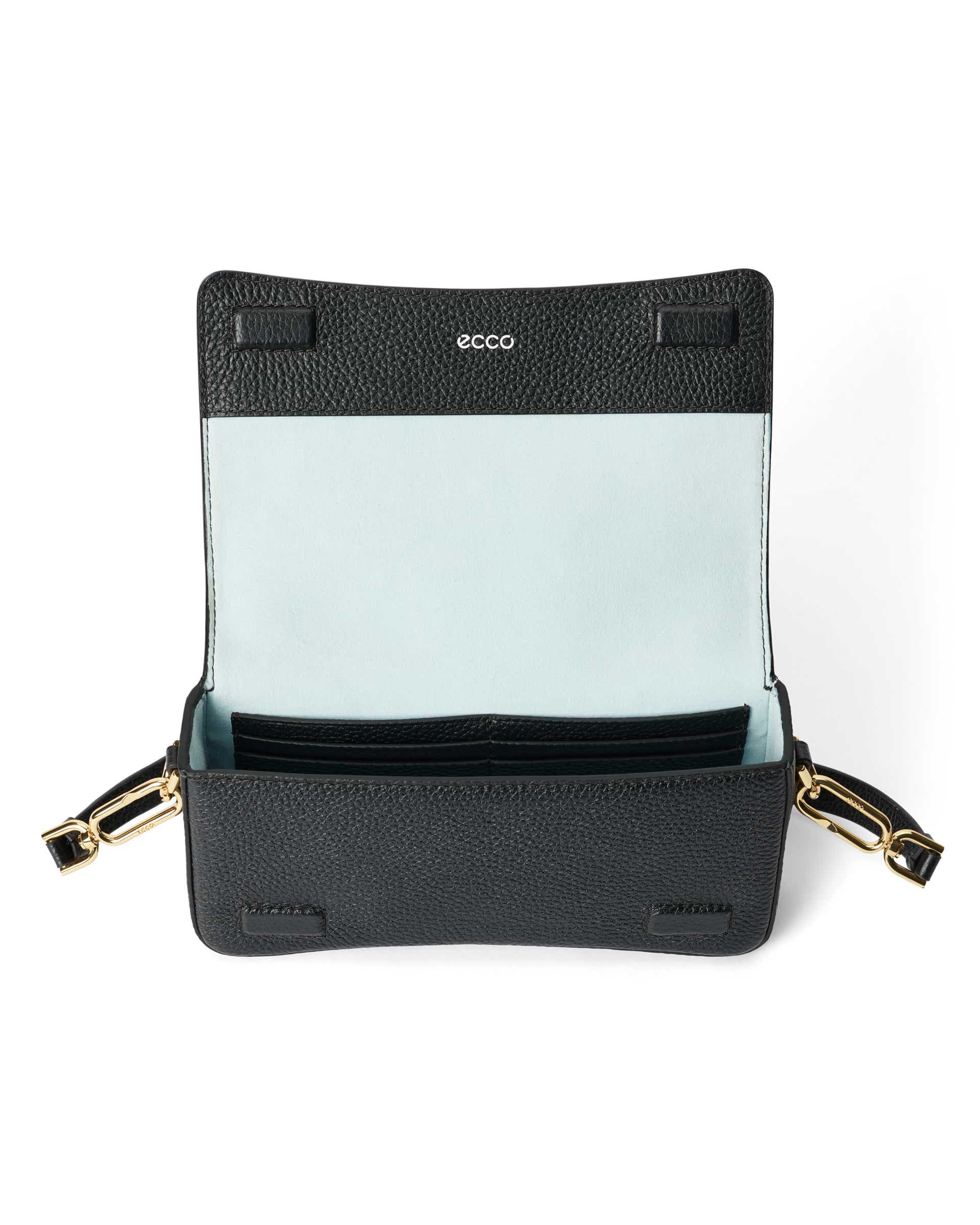 ECCO® Pinch Umhängetasche aus Leder - Schwarz - Inside