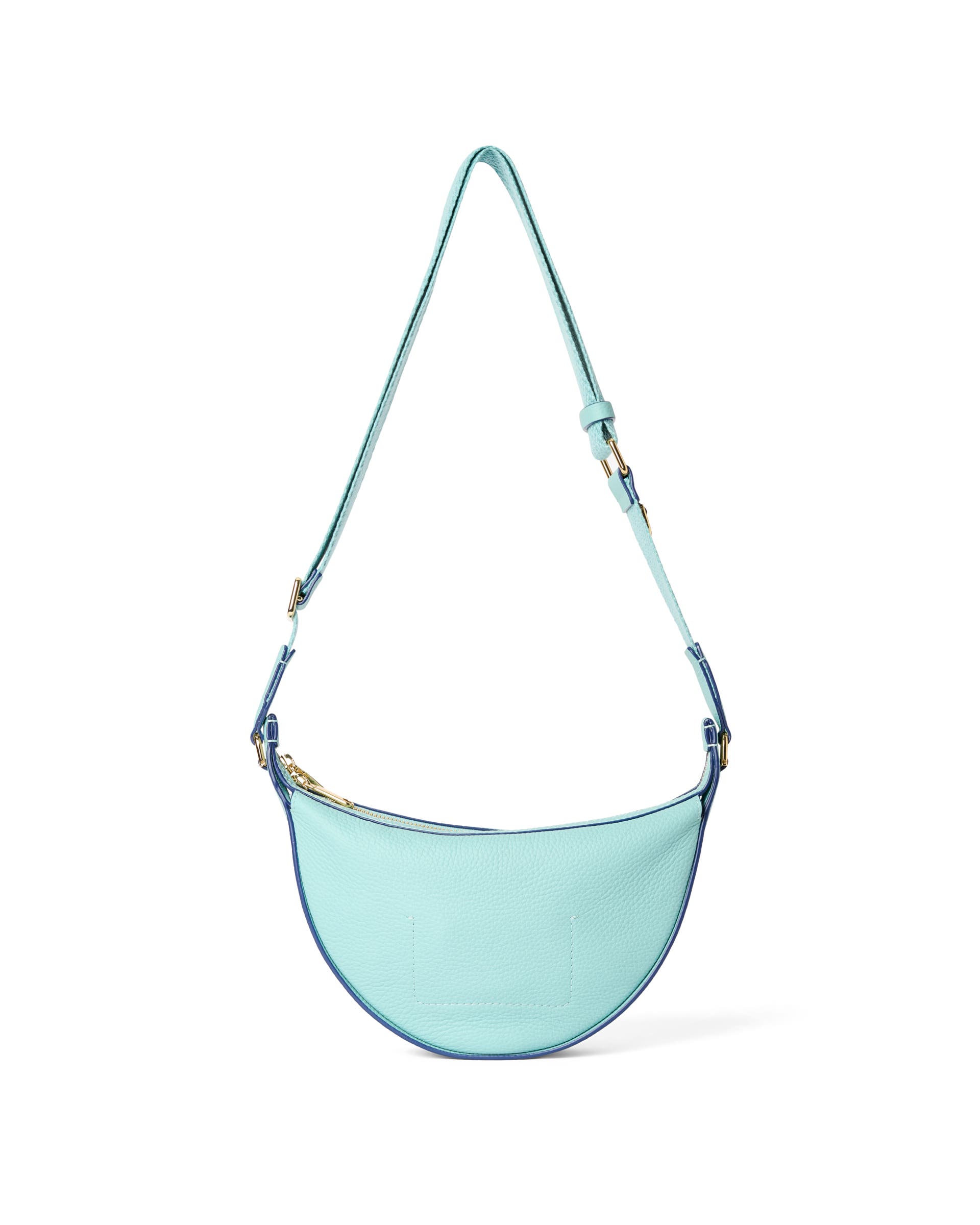 Bolso de hombro piel ECCO® Fortune - Azul - Back