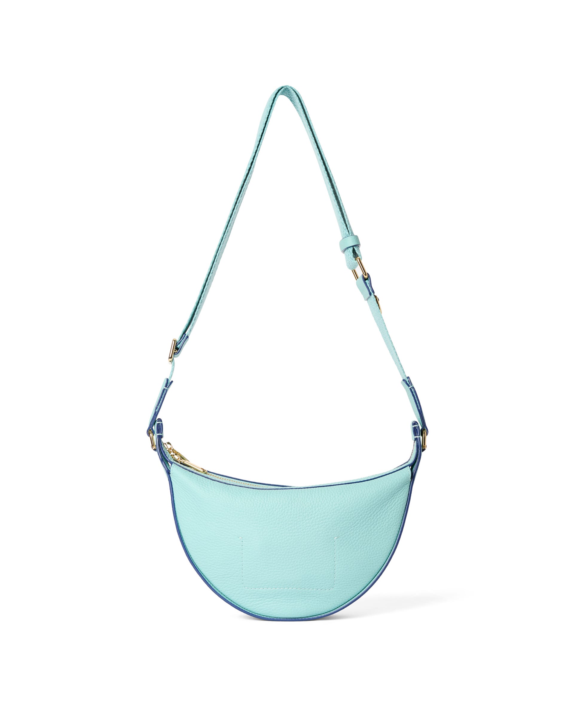 Bolso de hombro piel ECCO® Fortune - Azul - Back