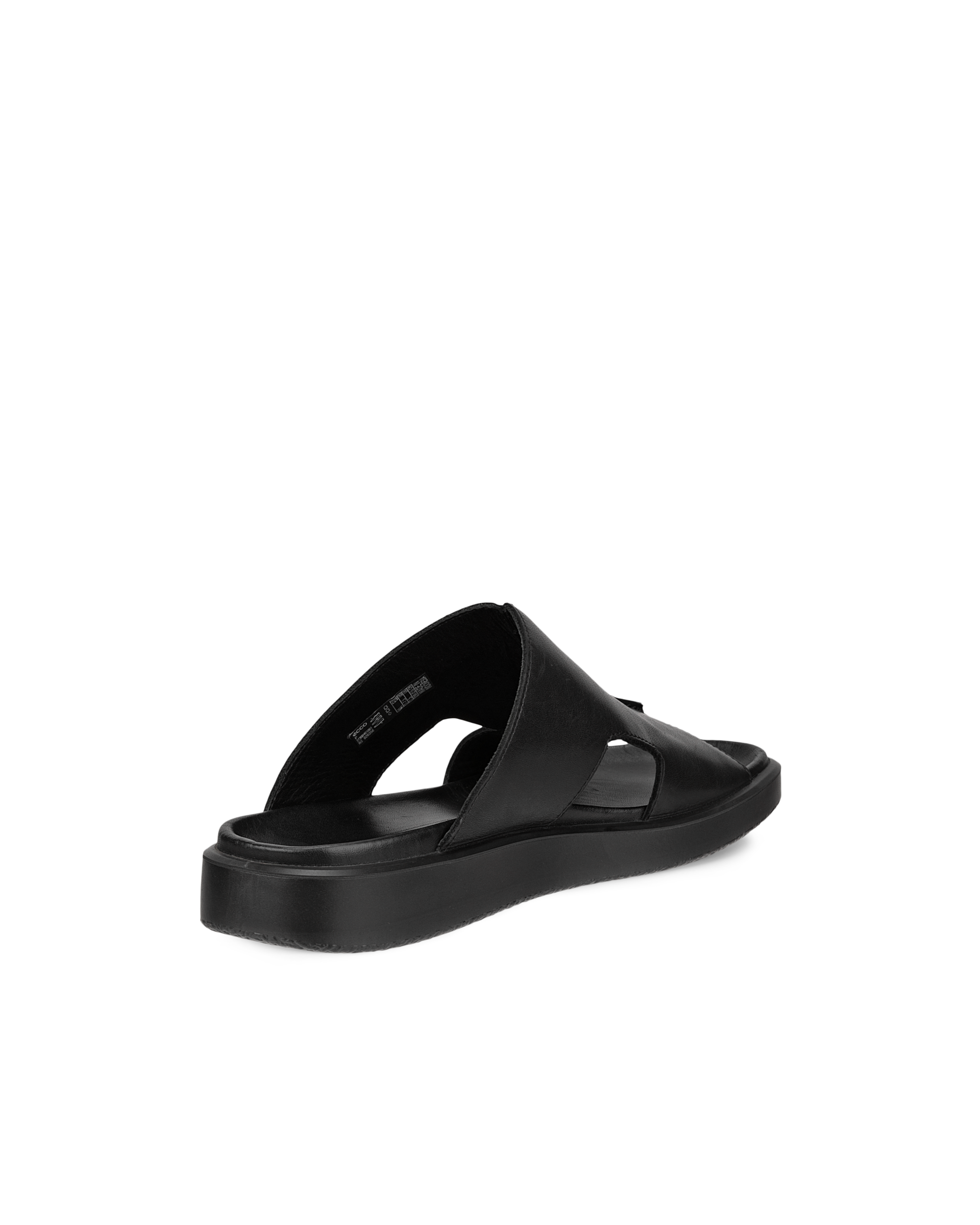 ecco flowt サンダル ECCO Flowt LX メンズ レザーフラットサンダル | ブラック
