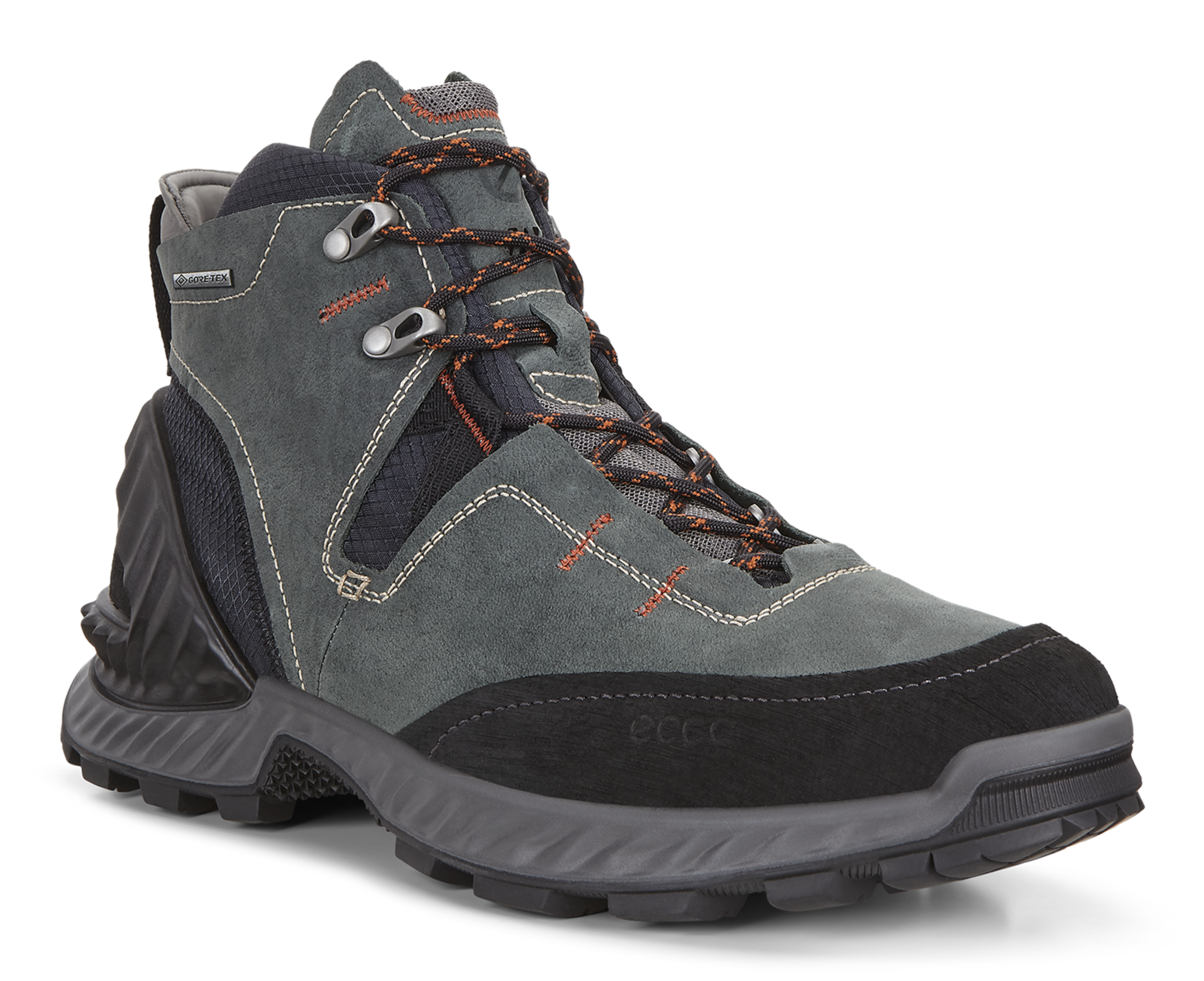 Ecco Exohike M Mid GTX Black Leather Gore-Tex Hiking Boots Mens 12-12.5 840734 EXOHIKE M - ECCO.com main image 2