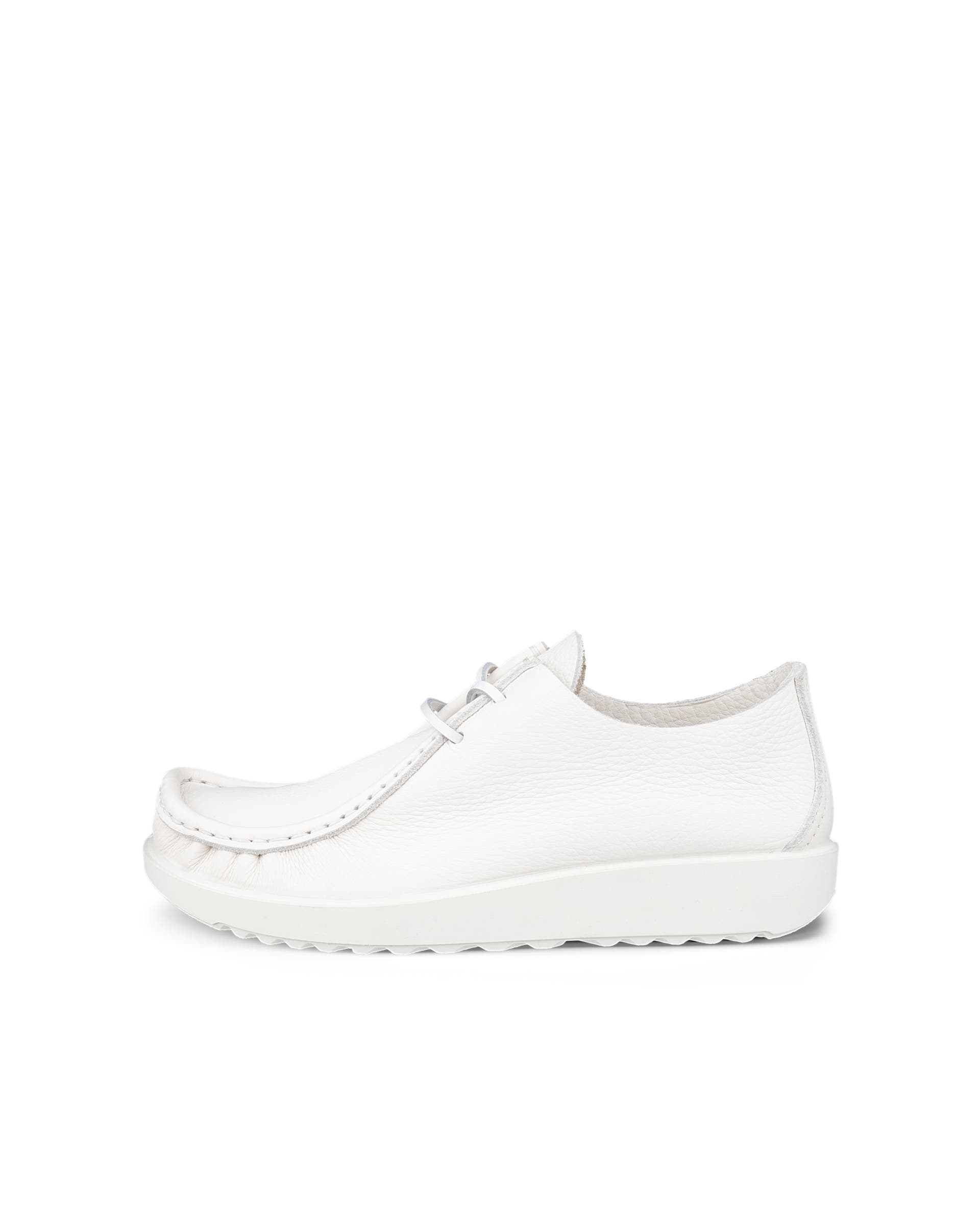 Sapatos atacadores couro homem ECCO® JOKE - Branco - Outside