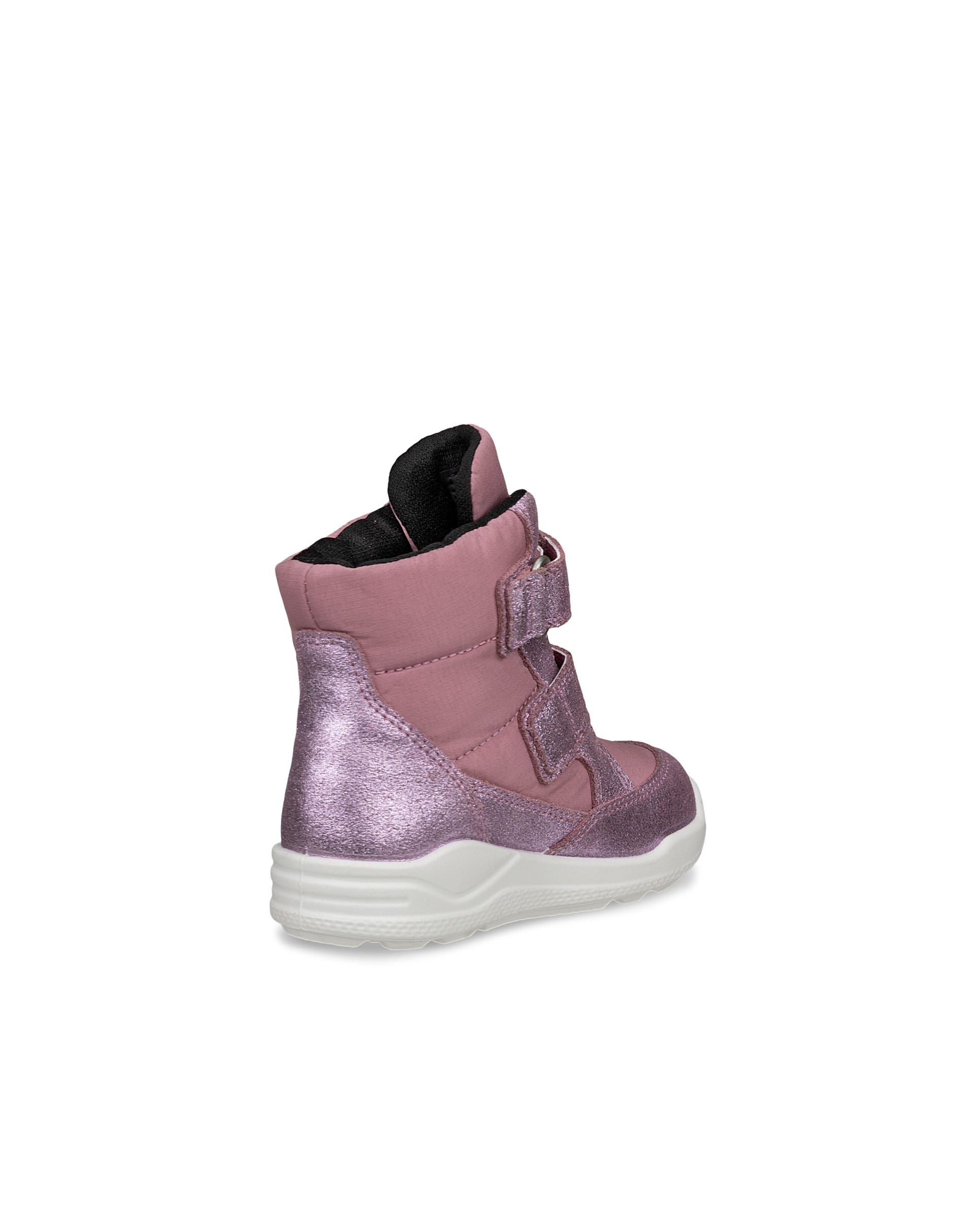 Kids' ECCO® URBAN MINI Suede Gore-Tex Mid-Cut Boot - Pink - Back