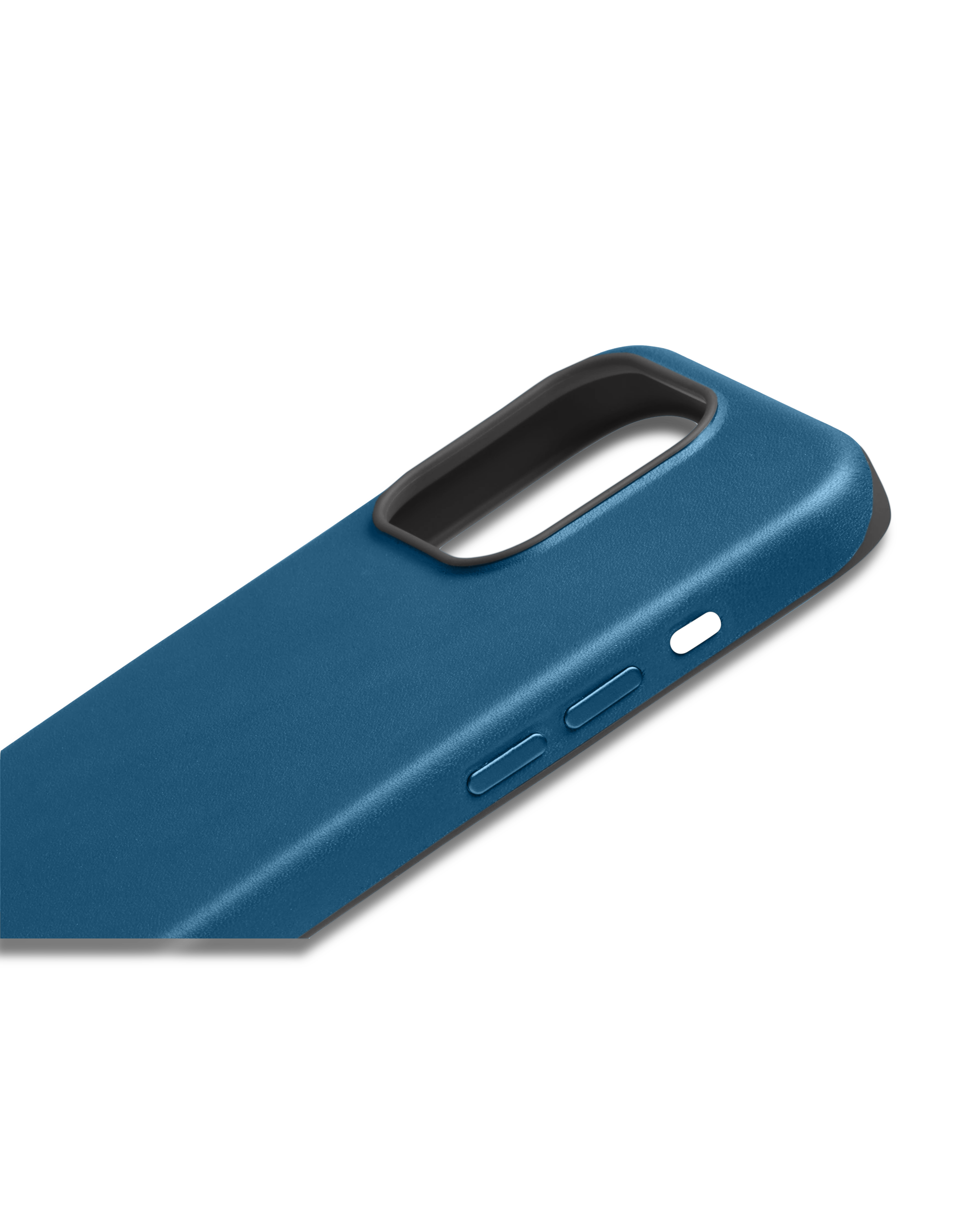ECCO X Bellroy Phone Case 15 Pro Max レザースマホケース - ブルー - Detail-1