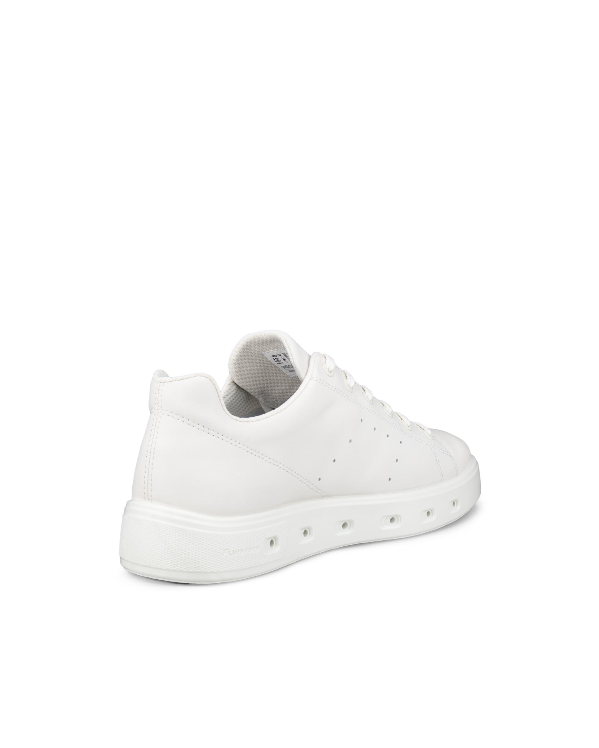 Men's ECCO® Street 720 Leather Gore-Tex Trainer - White - Back
