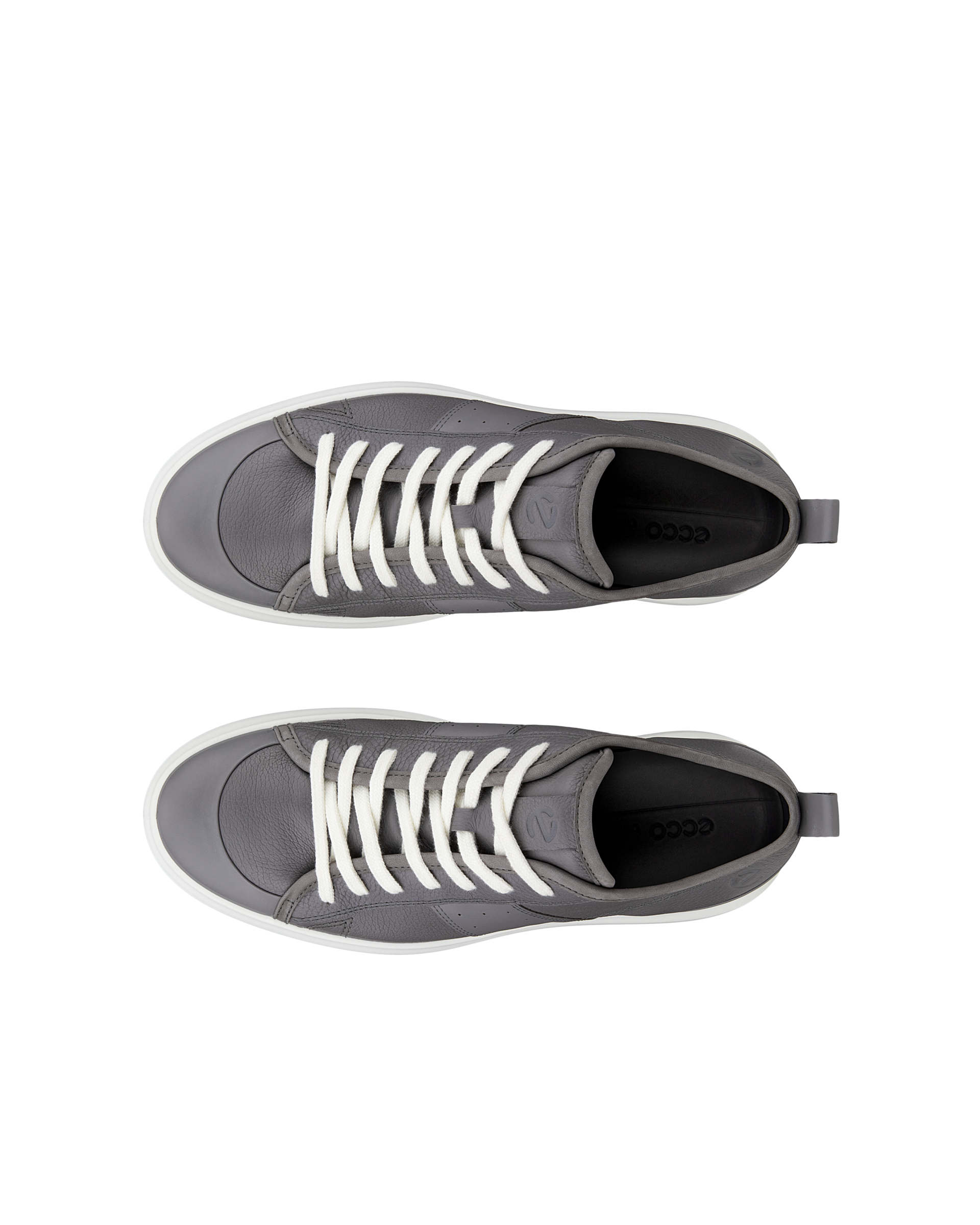 ECCO STREET ACE MENS メンズ レザースニーカー | グレー