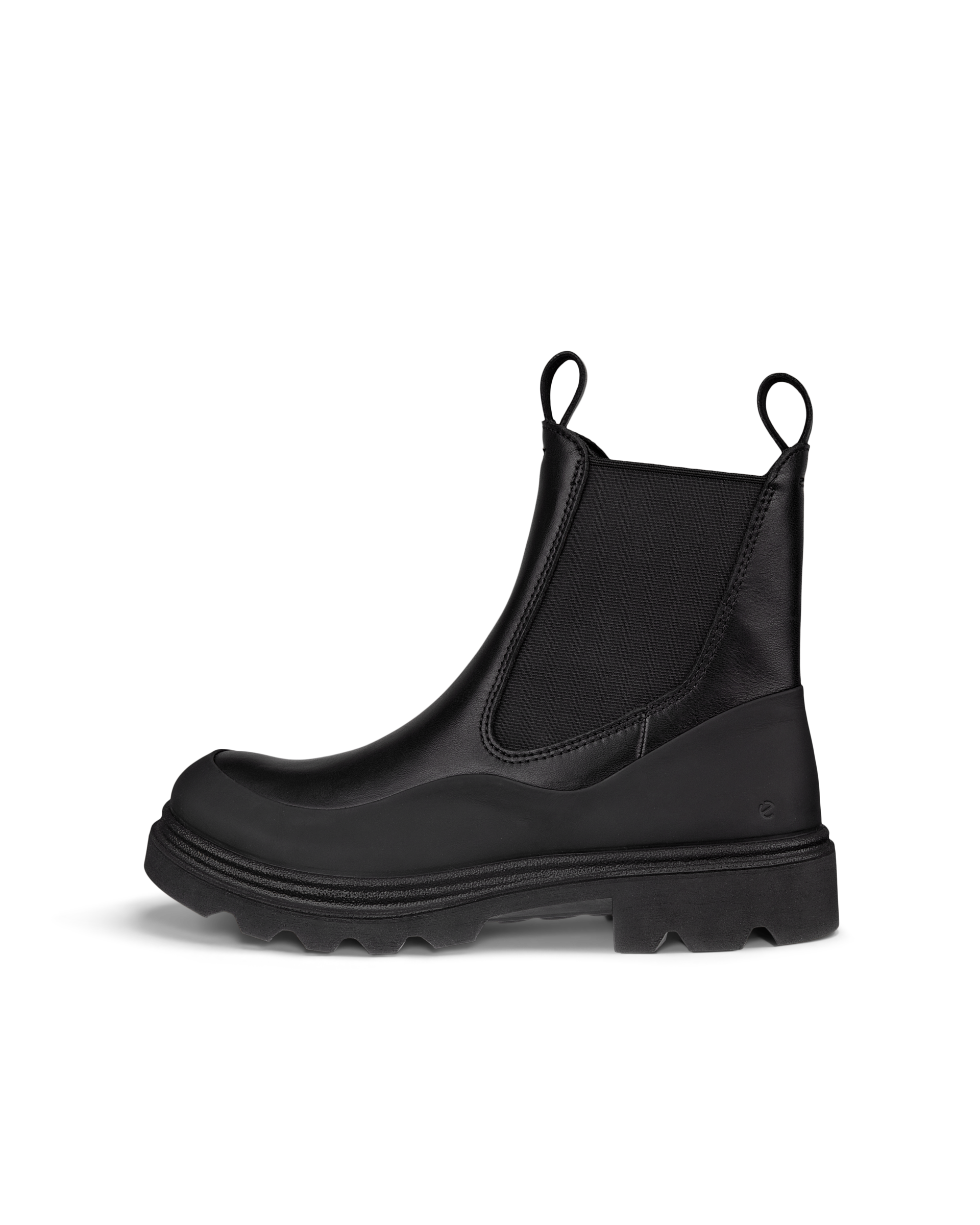 ECCO Grainer Women ウィメンズ レザーチェルシーブーツ - ブラック - Outside