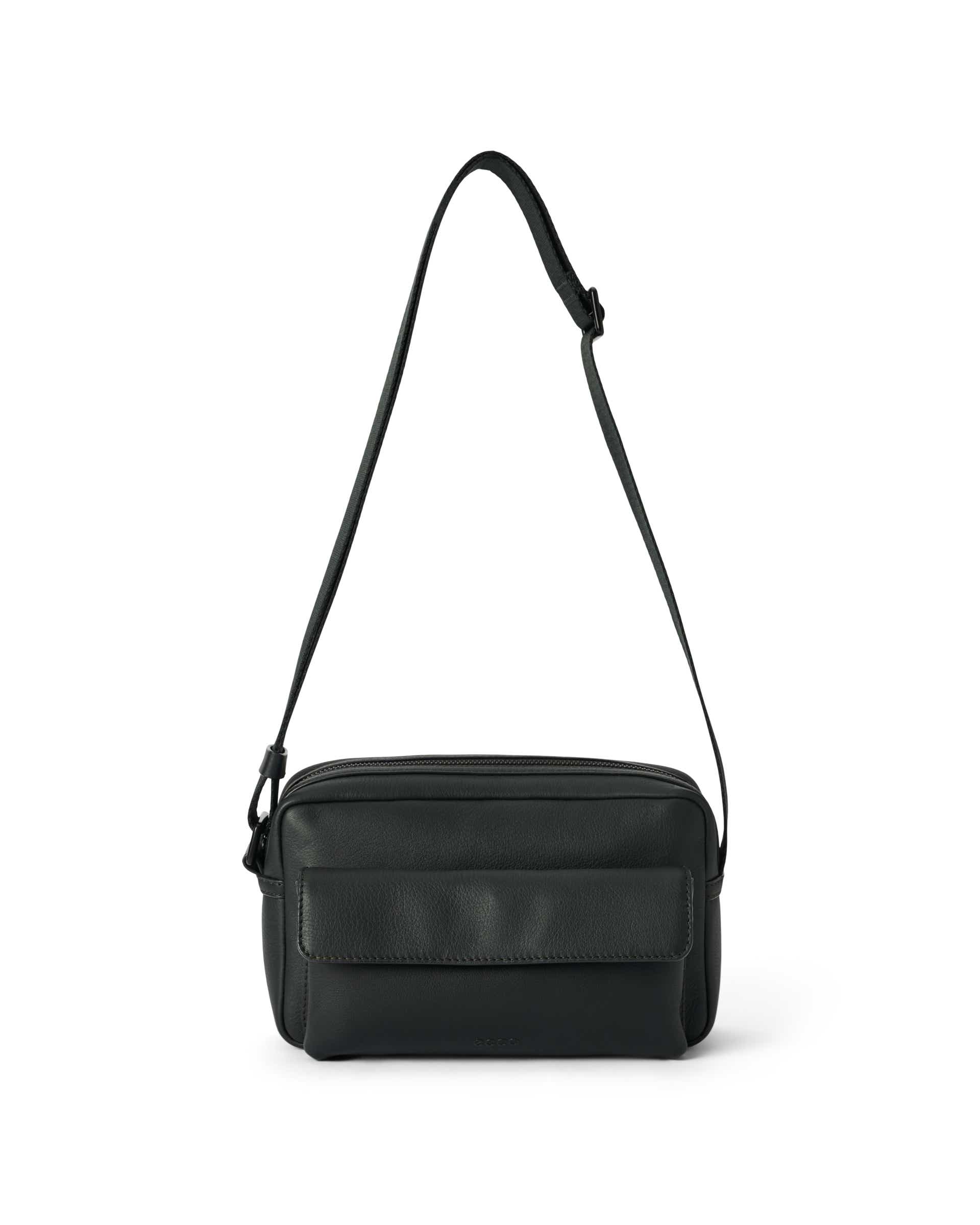 ECCO® Camera Bag Leather Camera Bag - Black - Main