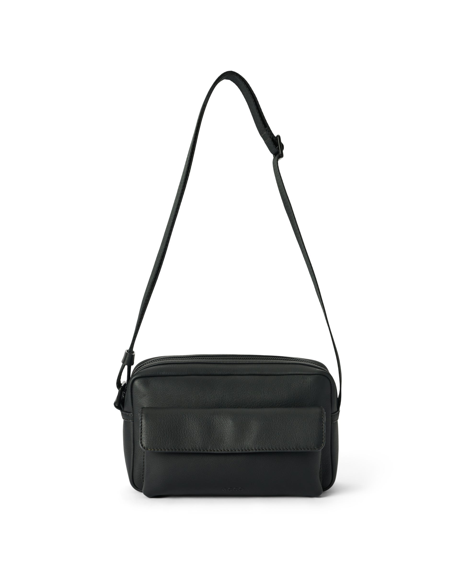 ECCO® Camera Bag Leather Camera Bag - Black - Main