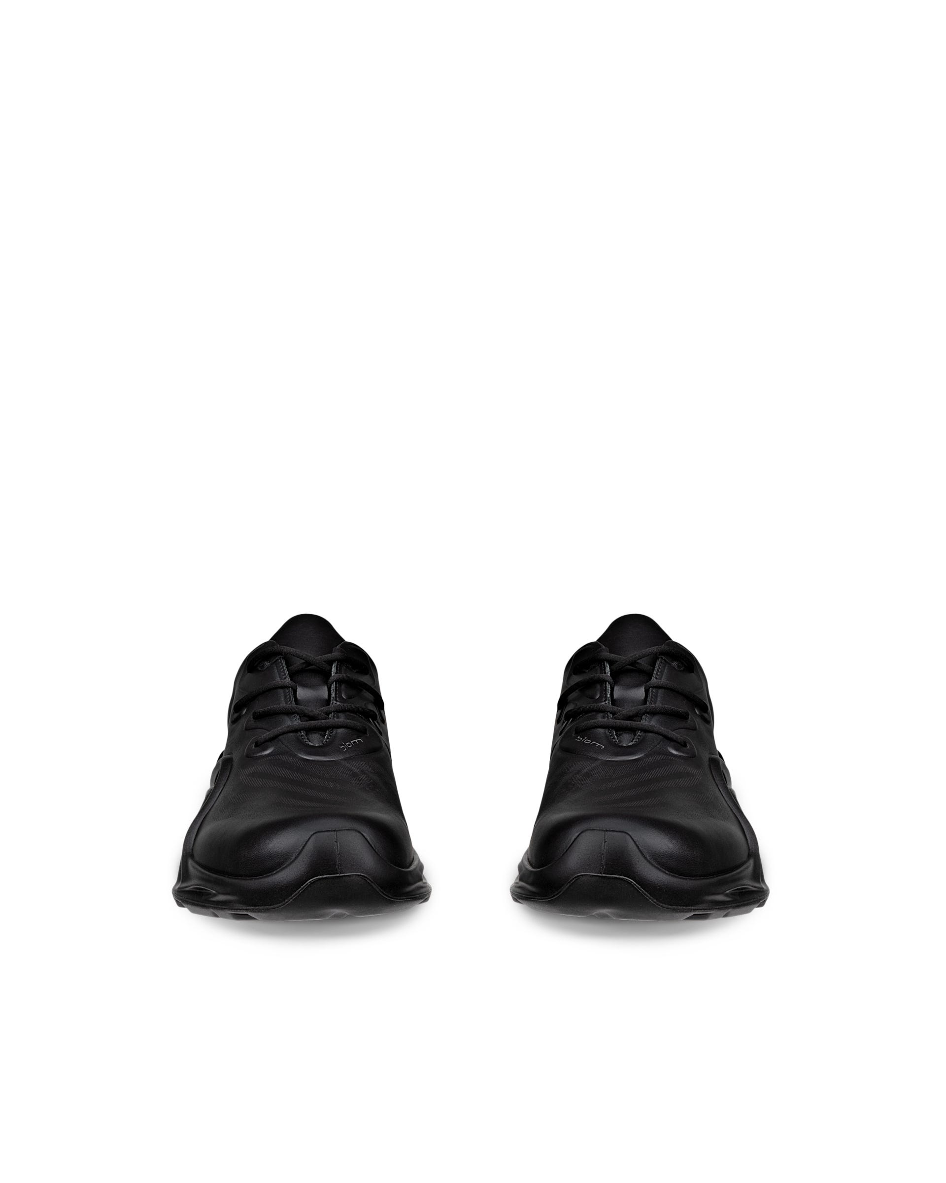 ECCO® Biom Infinite baskets en cuir pour homme - Noir - Front pair