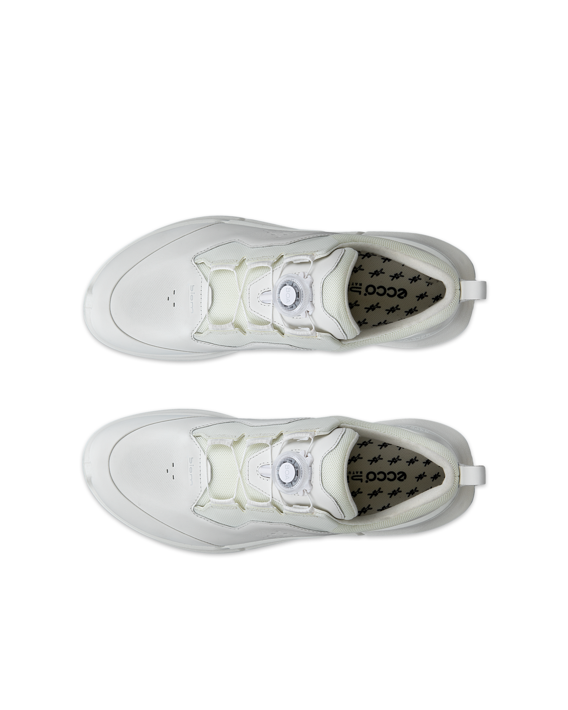 ECCO BIOM 2.2 WOMEN'S SNEAKER - White - Top left pair