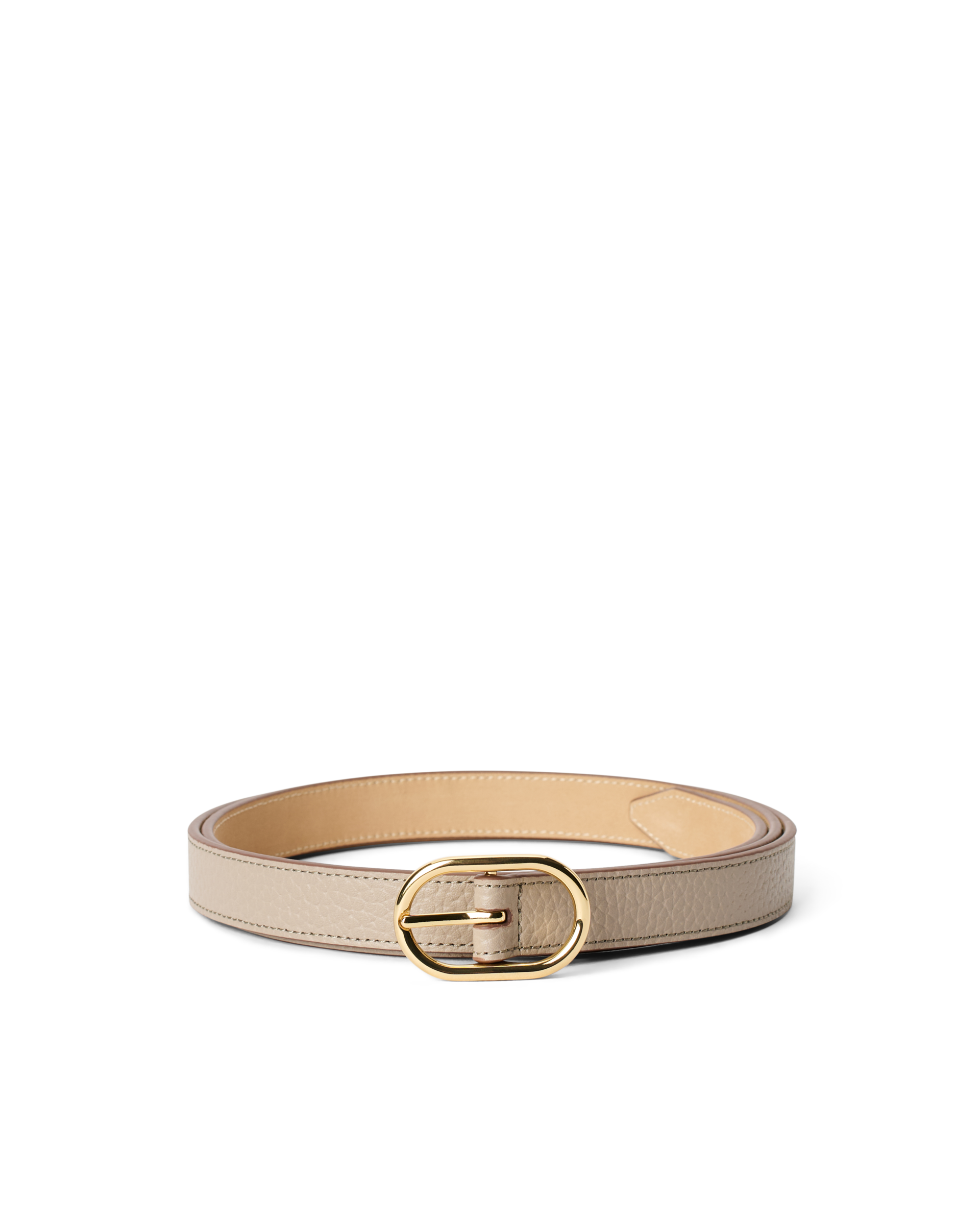 ECCO Belts Pebble Leather — Beige