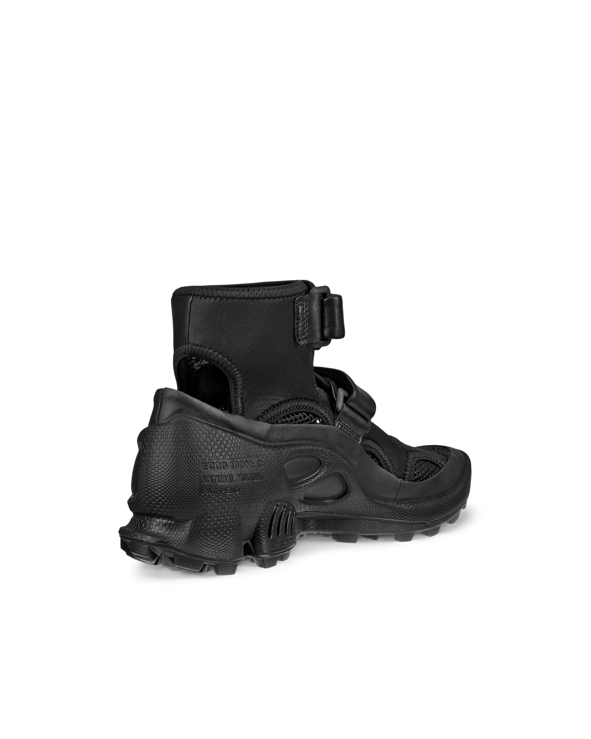 ECCO BIOM C Trail ウィメンズ レザースニーカー - ブラック - Back