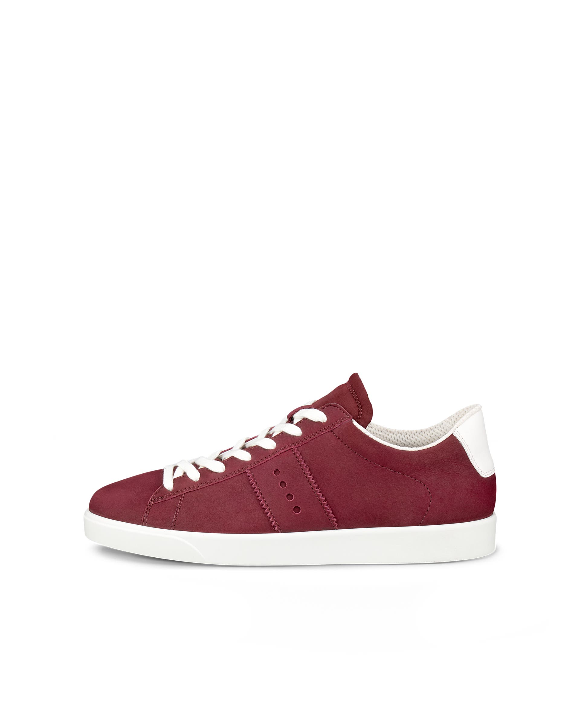 ECCO® Street Lite baskets en cuir pour femme - Rouge - Outside