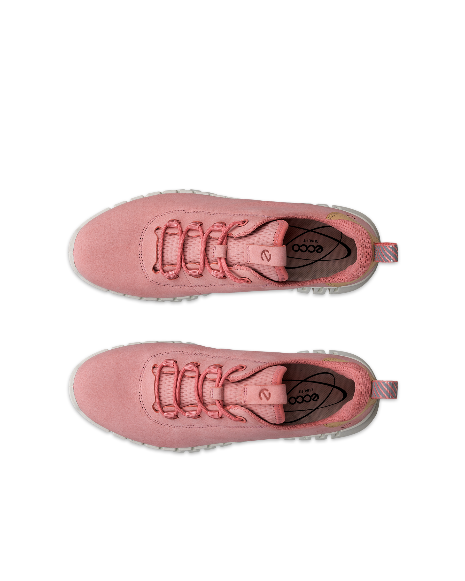 ECCO® Gruuv Nubucksneaker dam - Rosa - Top left pair