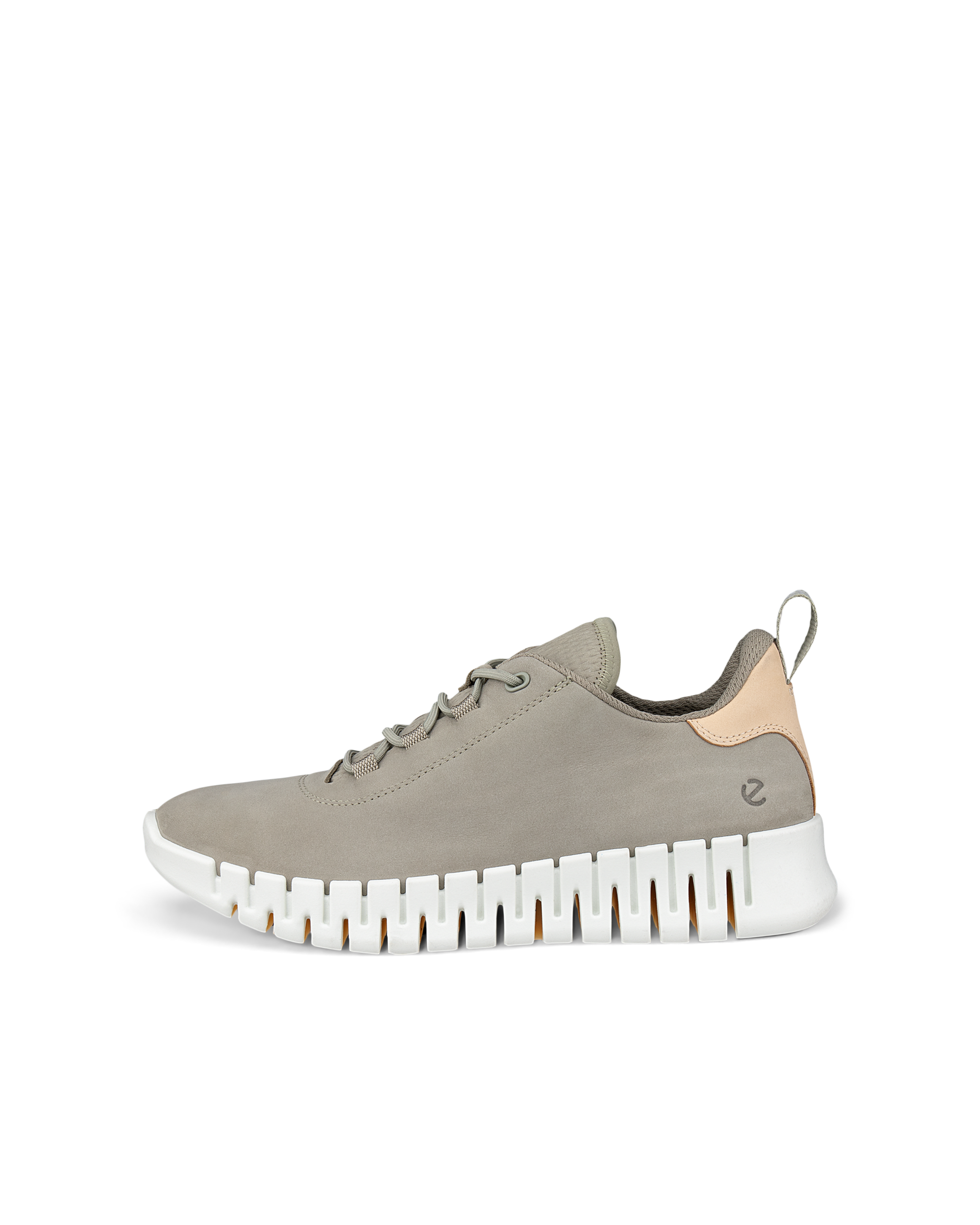 ECCO® GRUUV dames leren sneaker met Gore-Tex | Bruin