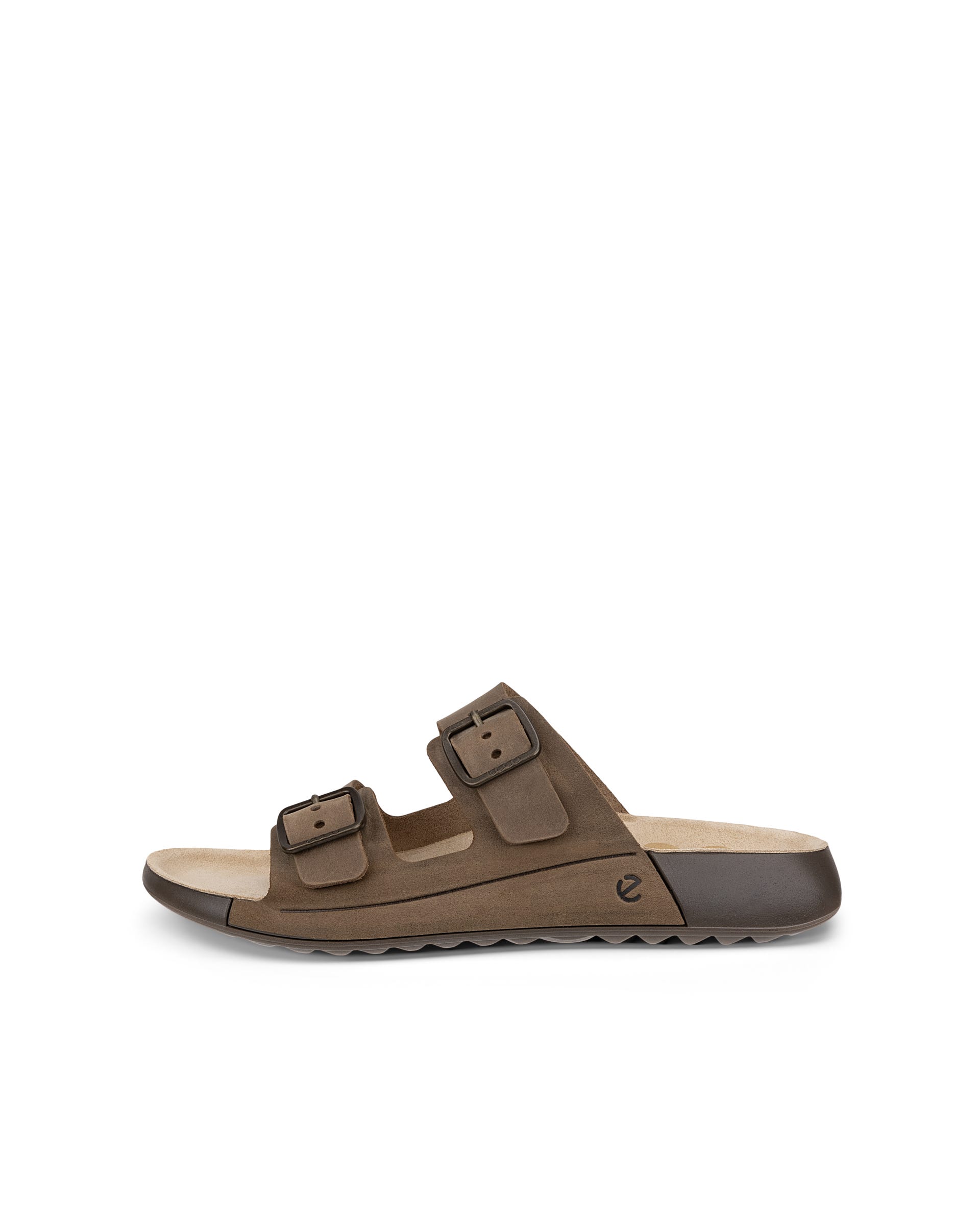 ECCO® COZMO Sandal med två remmar nubuck dam - Brun - Outside
