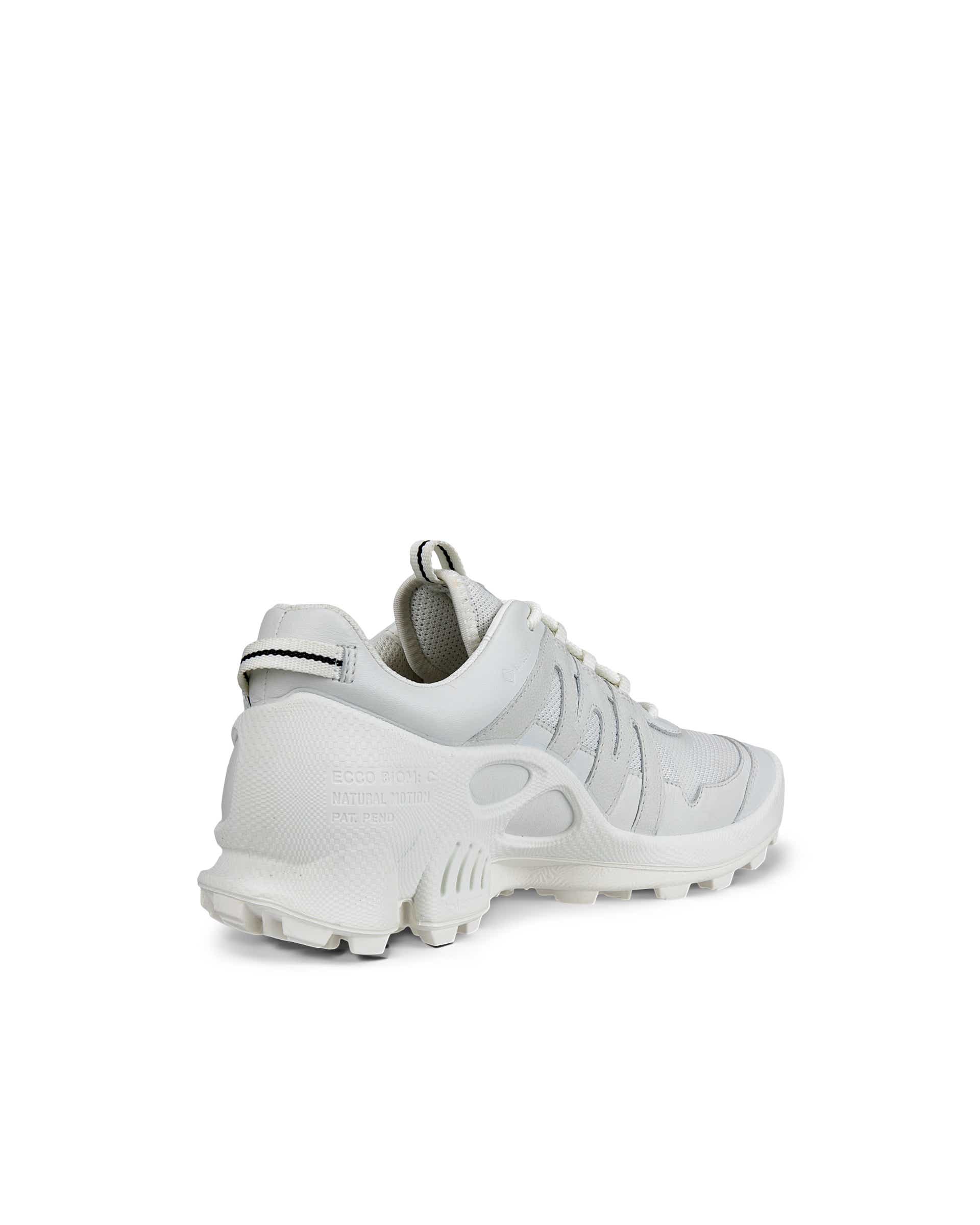 ECCO BIOM C-TRAIL WOMEN ウィメンズ レザーGore-Texスニーカー - ホワイト - Back