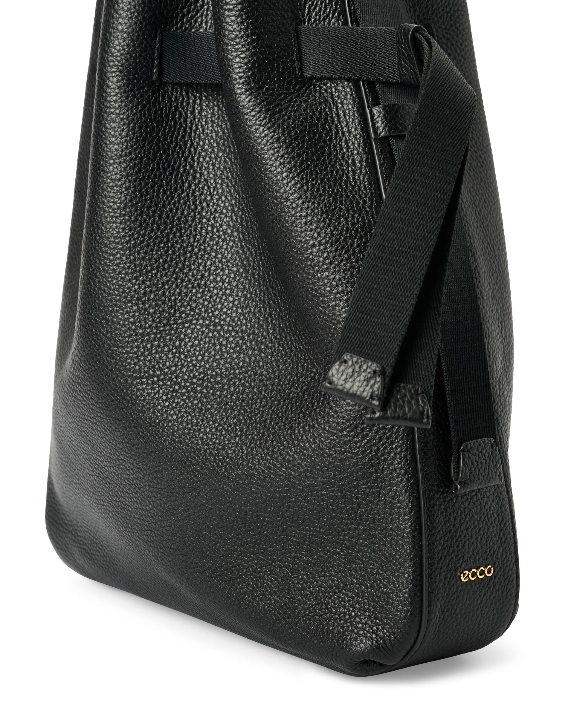 ECCO® Sail sac hobo en cuir - Noir - Detail-2