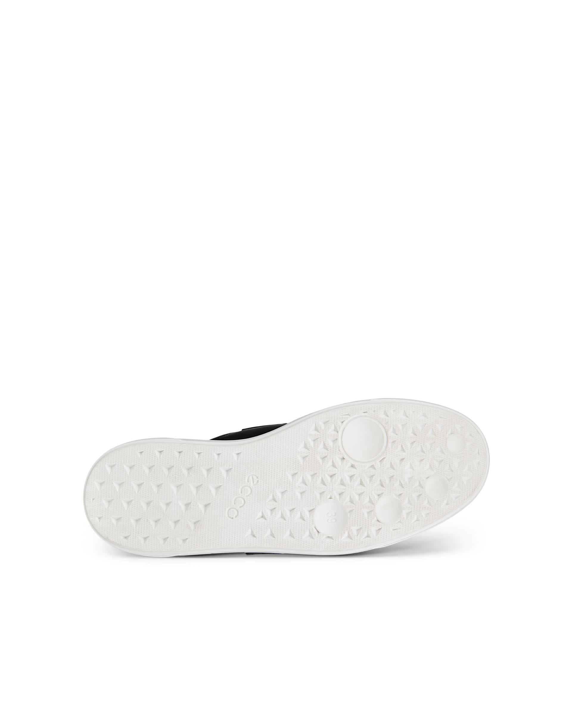 ECCO Street Platform ウィメンズ レザースニーカー - ブラック - Sole