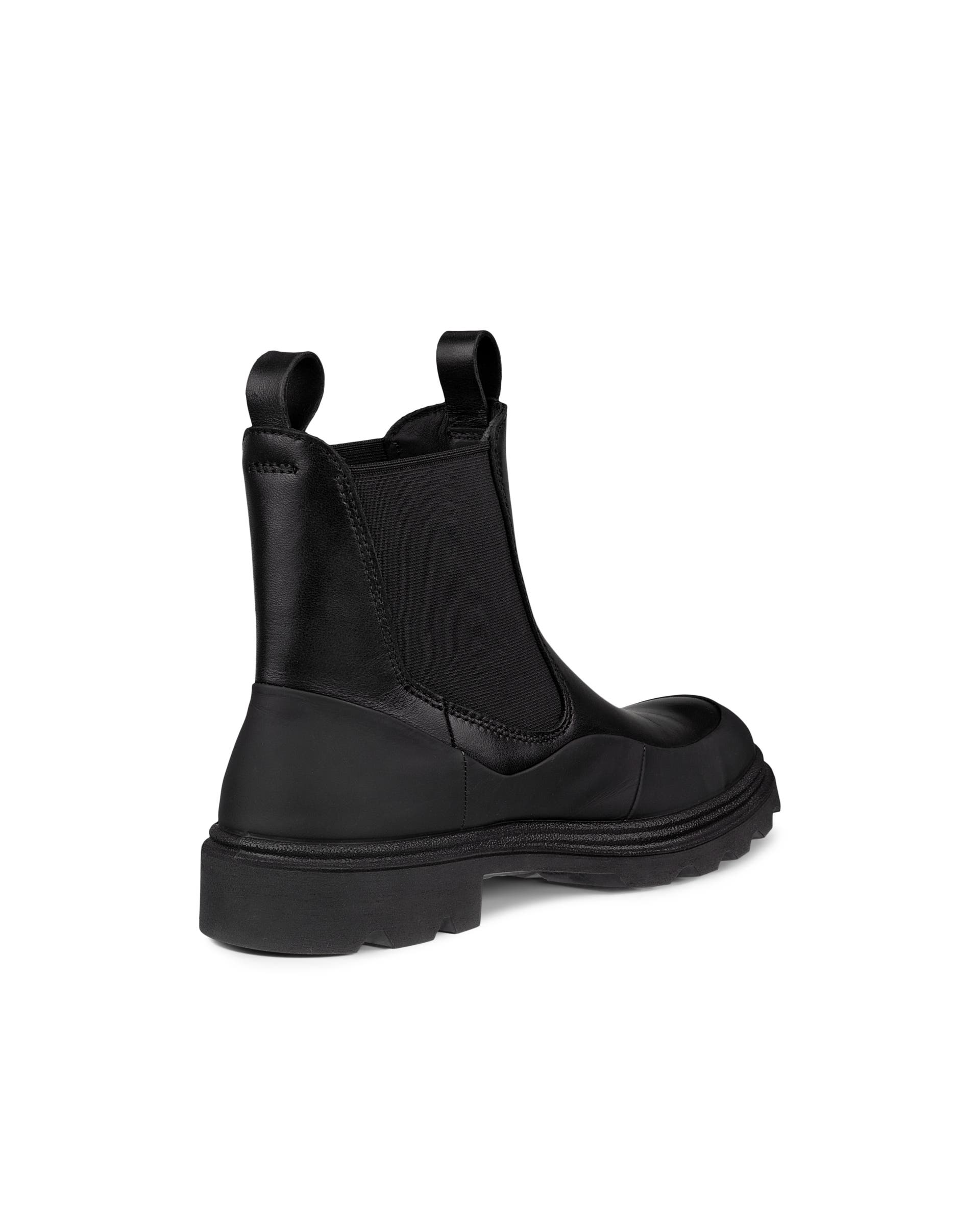Women's ECCO® Grainer Leather Chelsea Boot - Black - Back