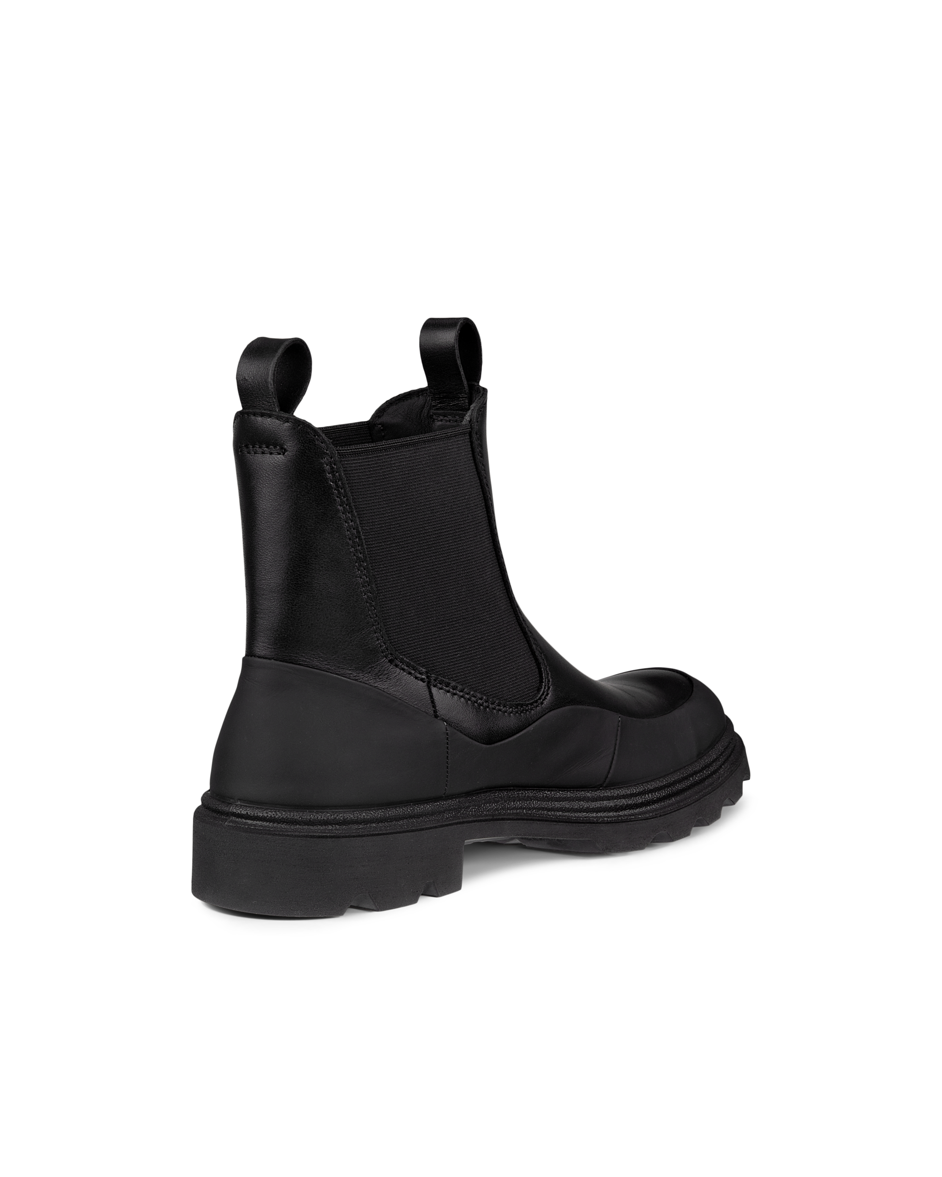 ECCO Grainer Women ウィメンズ レザーチェルシーブーツ - ブラック - Back