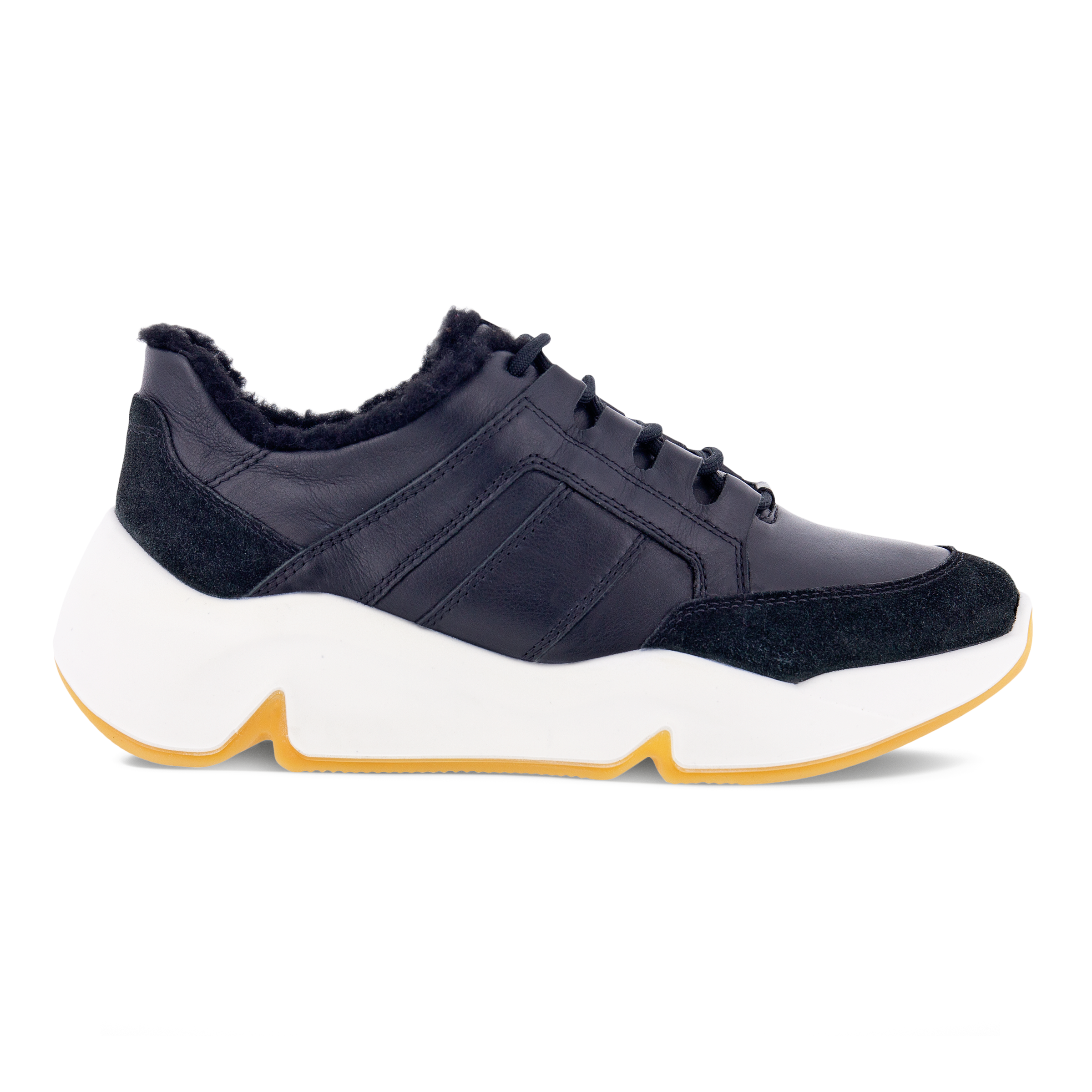 ECCO Chunky Sneaker ウィメンズ レザープラットフォームスニーカー