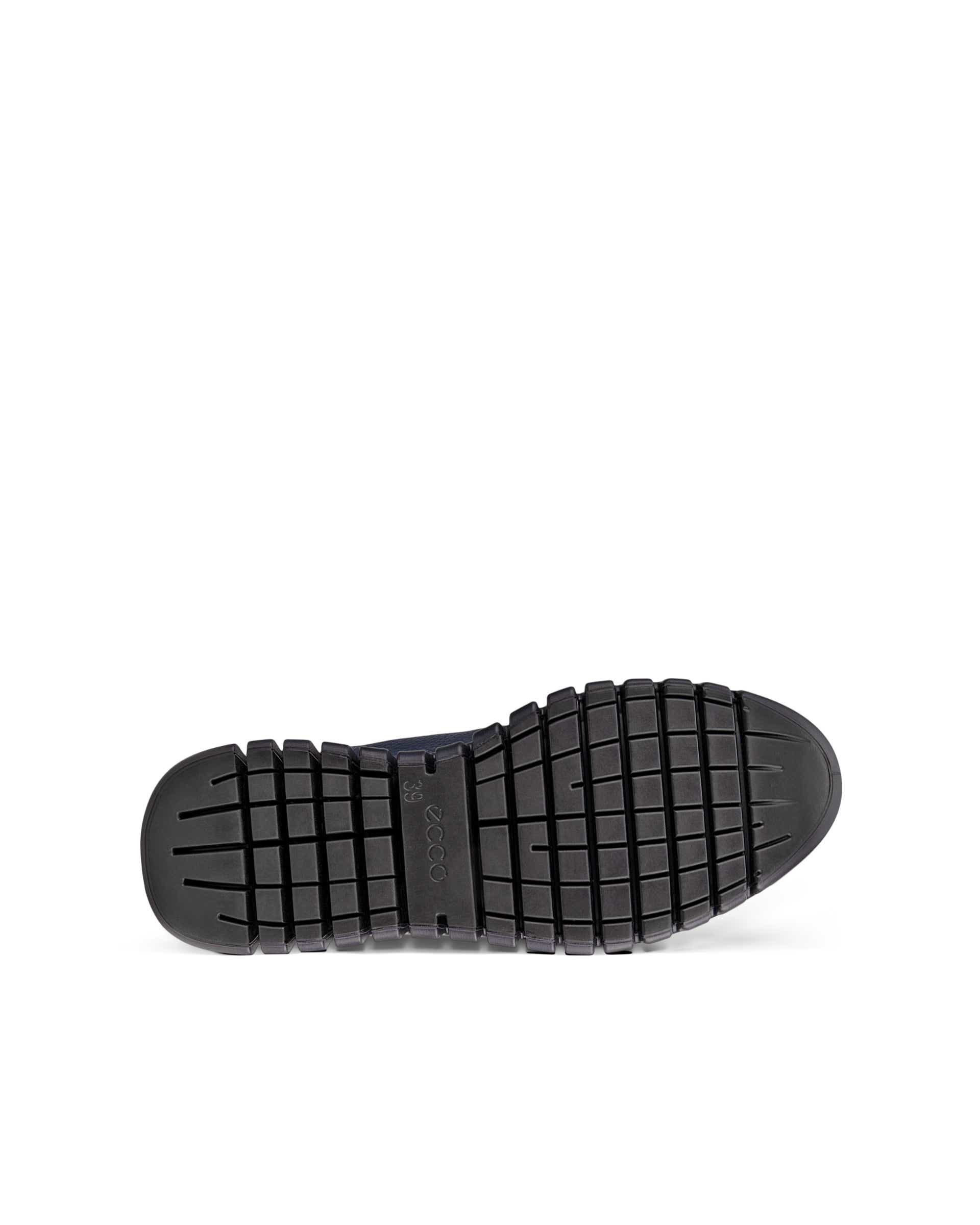 ECCO Gruuv WOMEN ウィメンズ レザーGore-Texスニーカー - ブルー - Sole