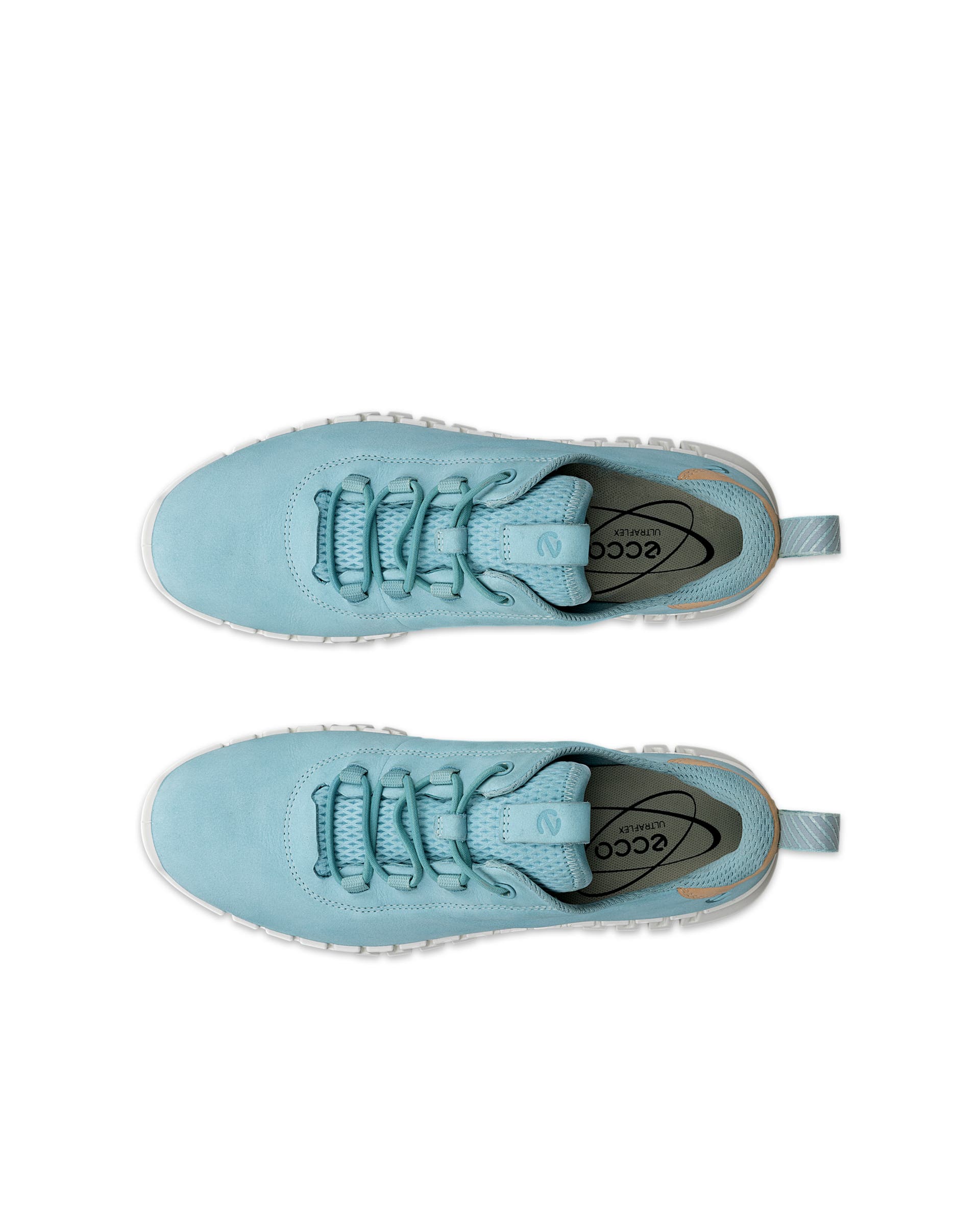 ECCO® Gruuv Damen Sneaker aus Nubukleder - Blau - Top left pair