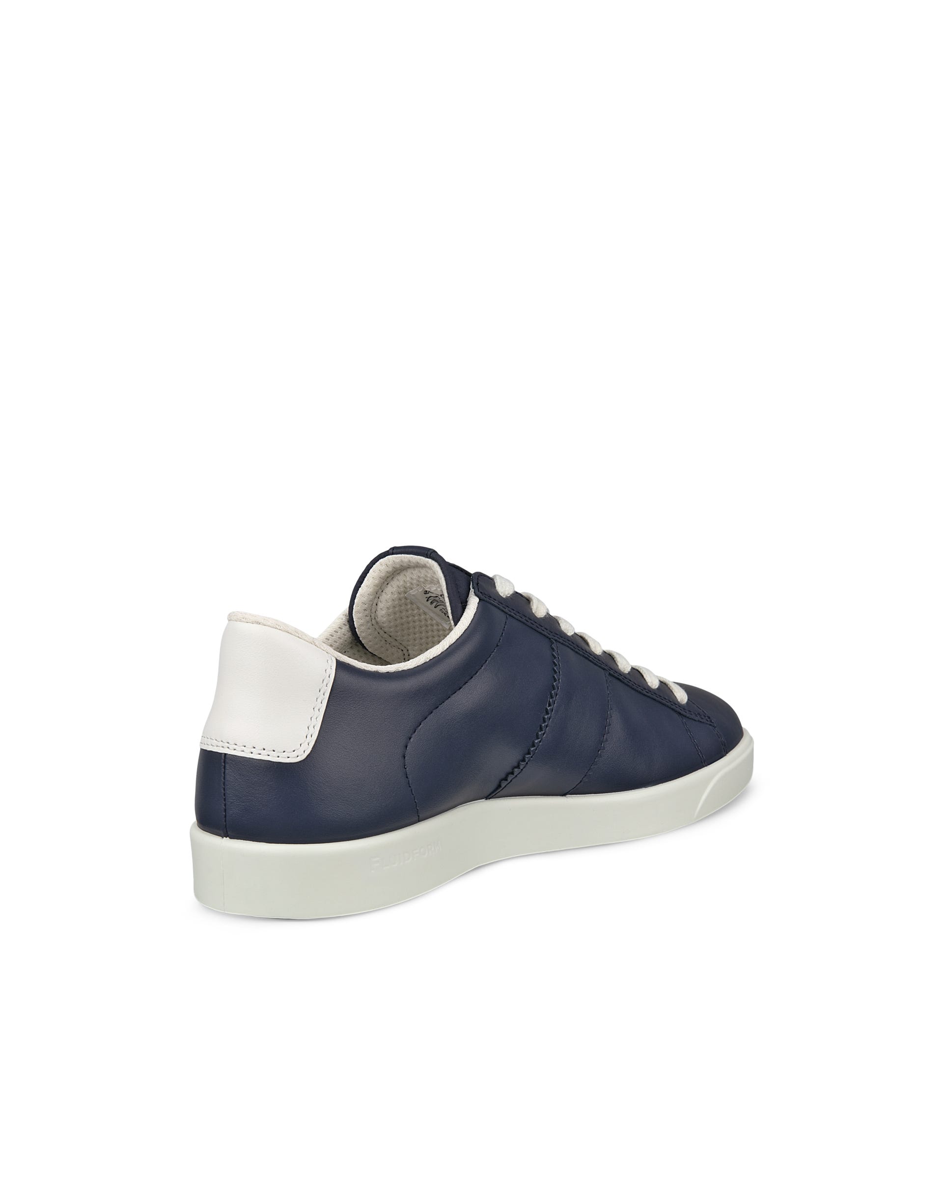 ECCO® Street Lite baskets en cuir pour femme - Bleu - Back