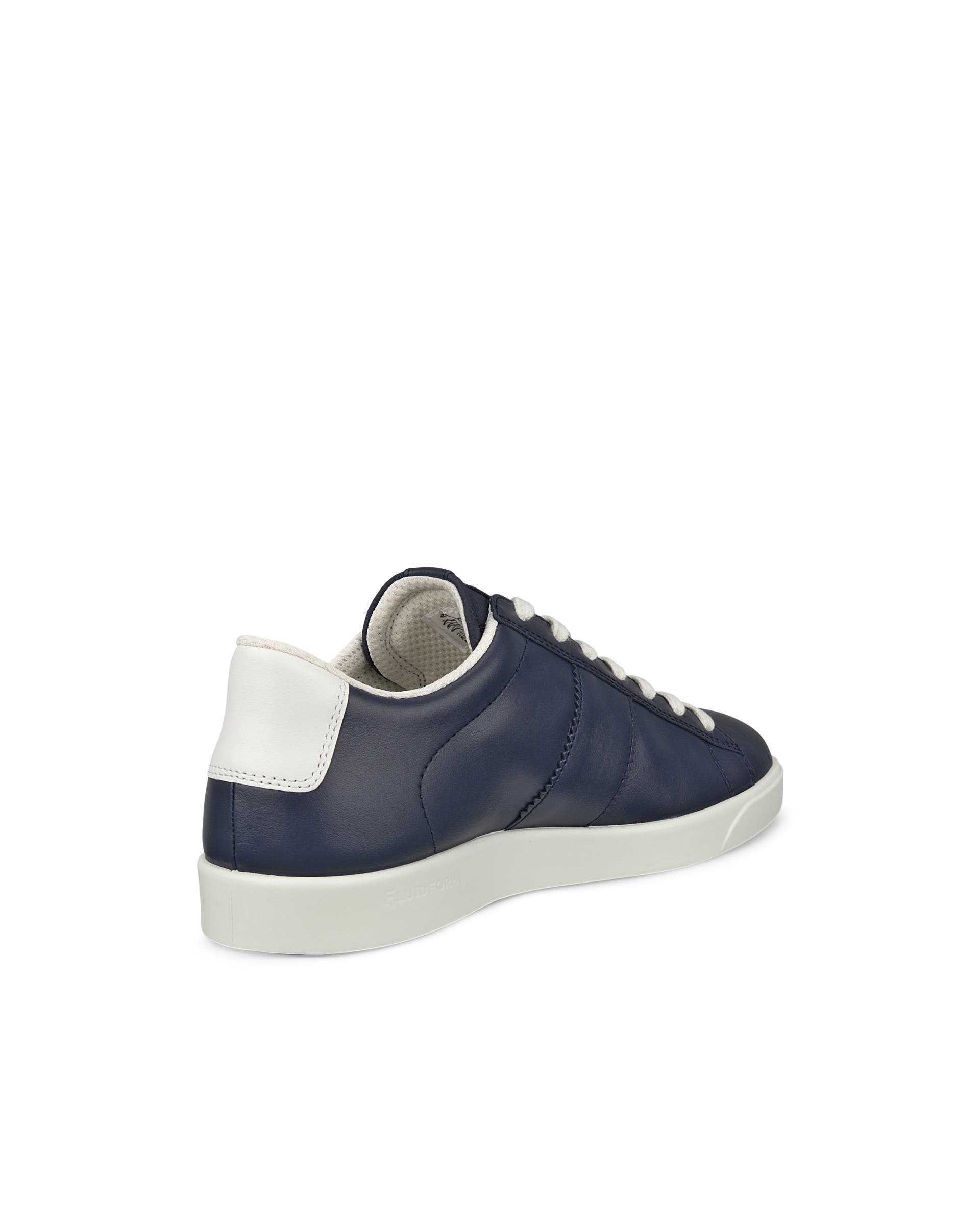 ECCO® Street Lite baskets en cuir pour femme - Bleu - Back