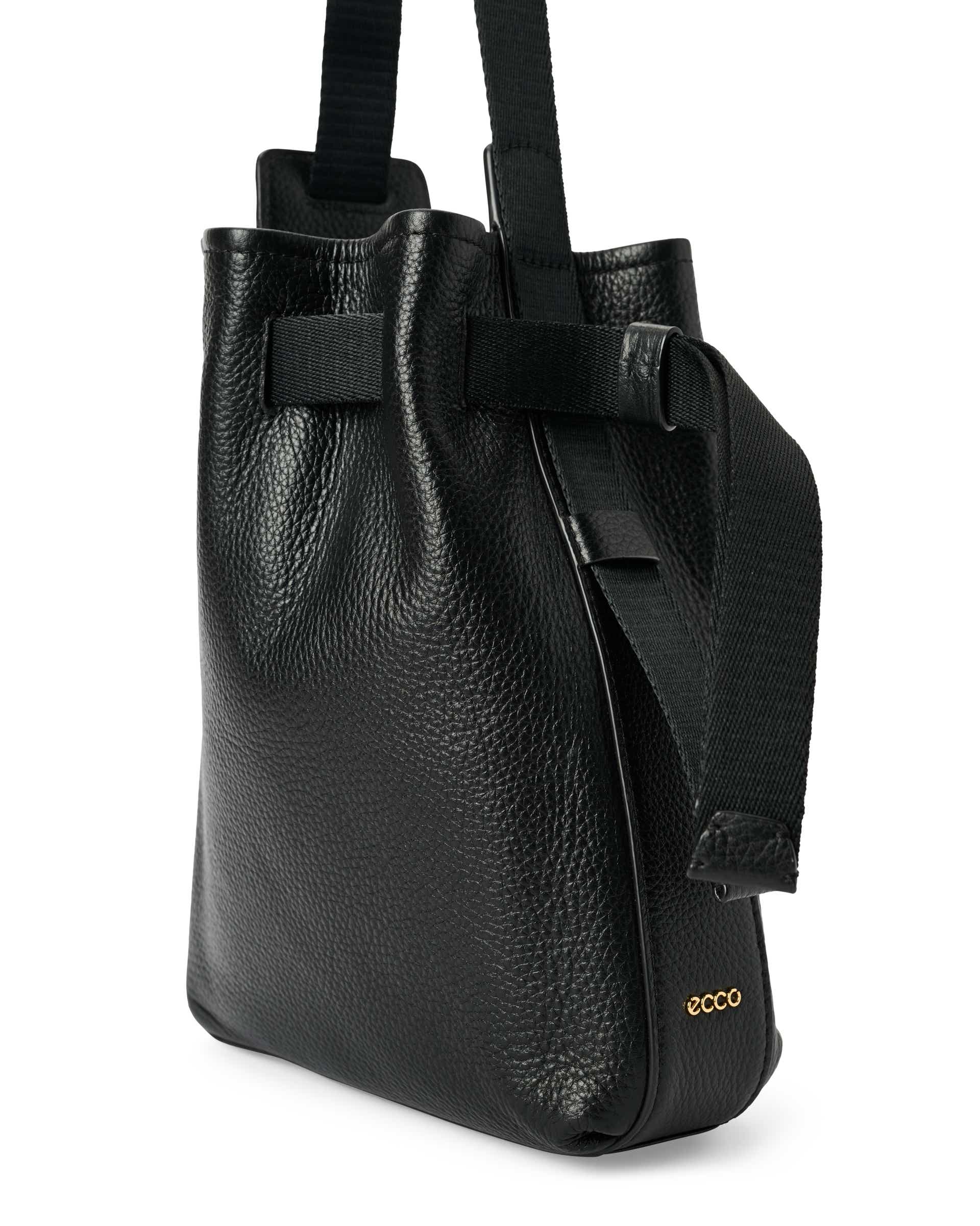 ECCO® Sail minkšta odinė rankinė - Juoda - Detail-2