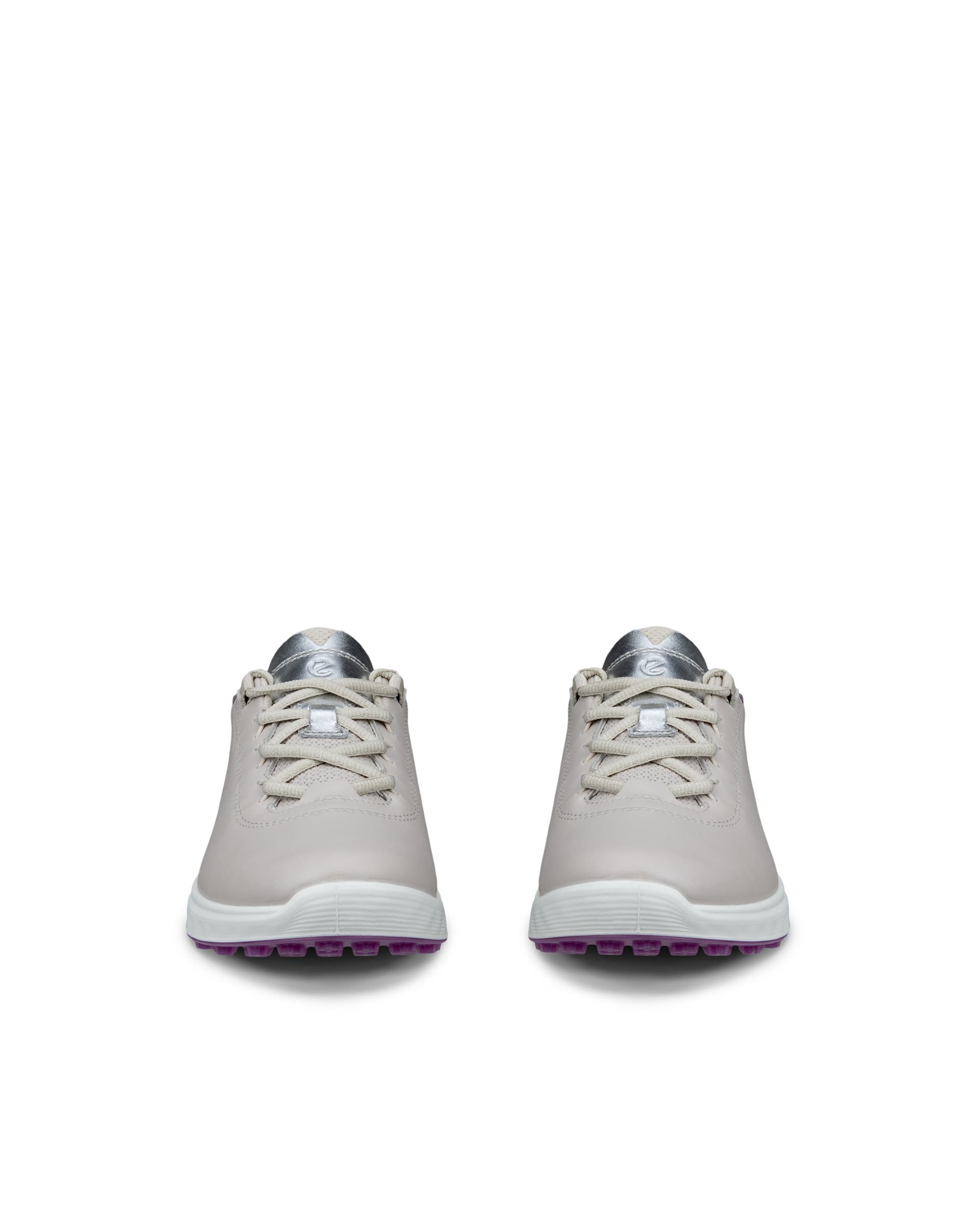 ECCO® Golf S-Casual női vízálló bőr golfcipő - Szürke - Front pair