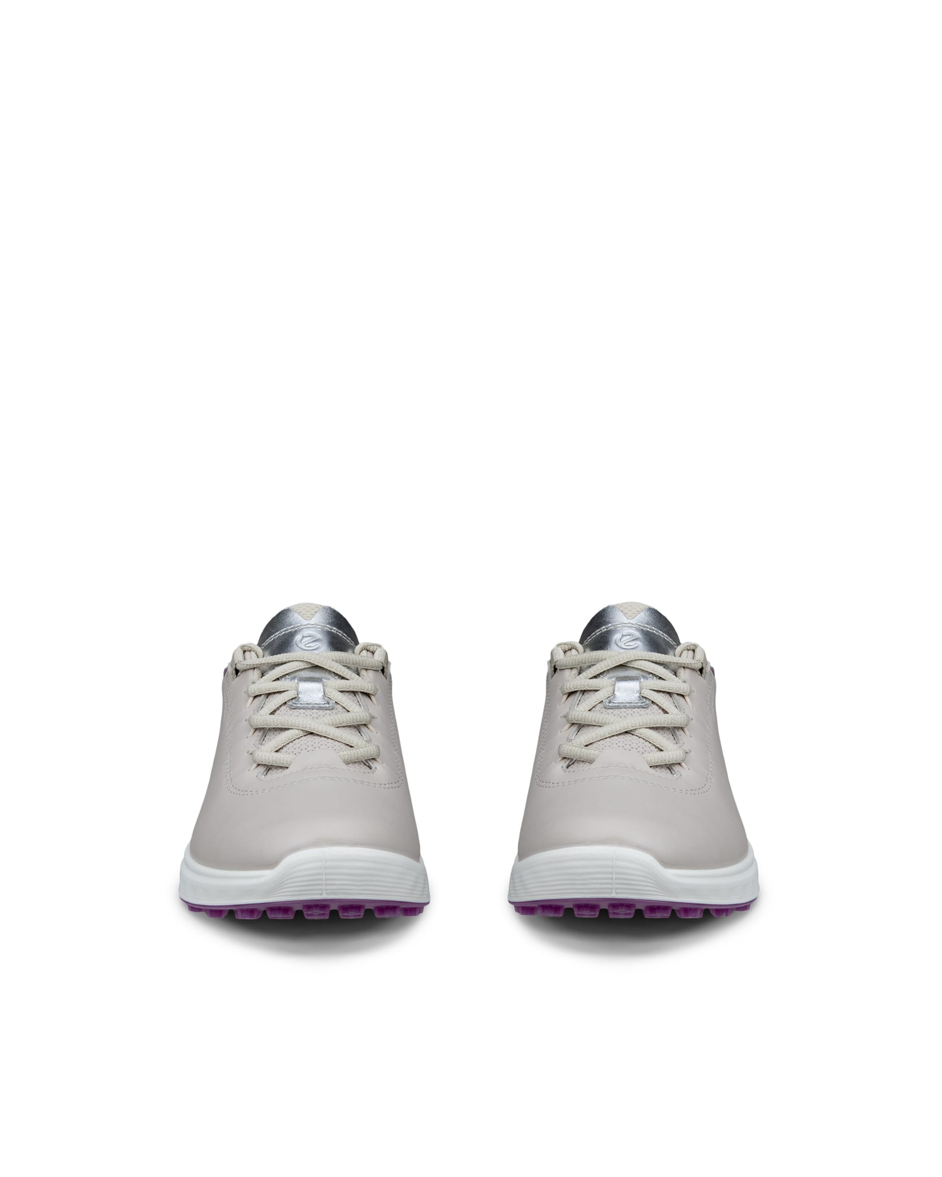 ECCO® Golf S-Casual női vízálló bőr golfcipő - Szürke - Front pair