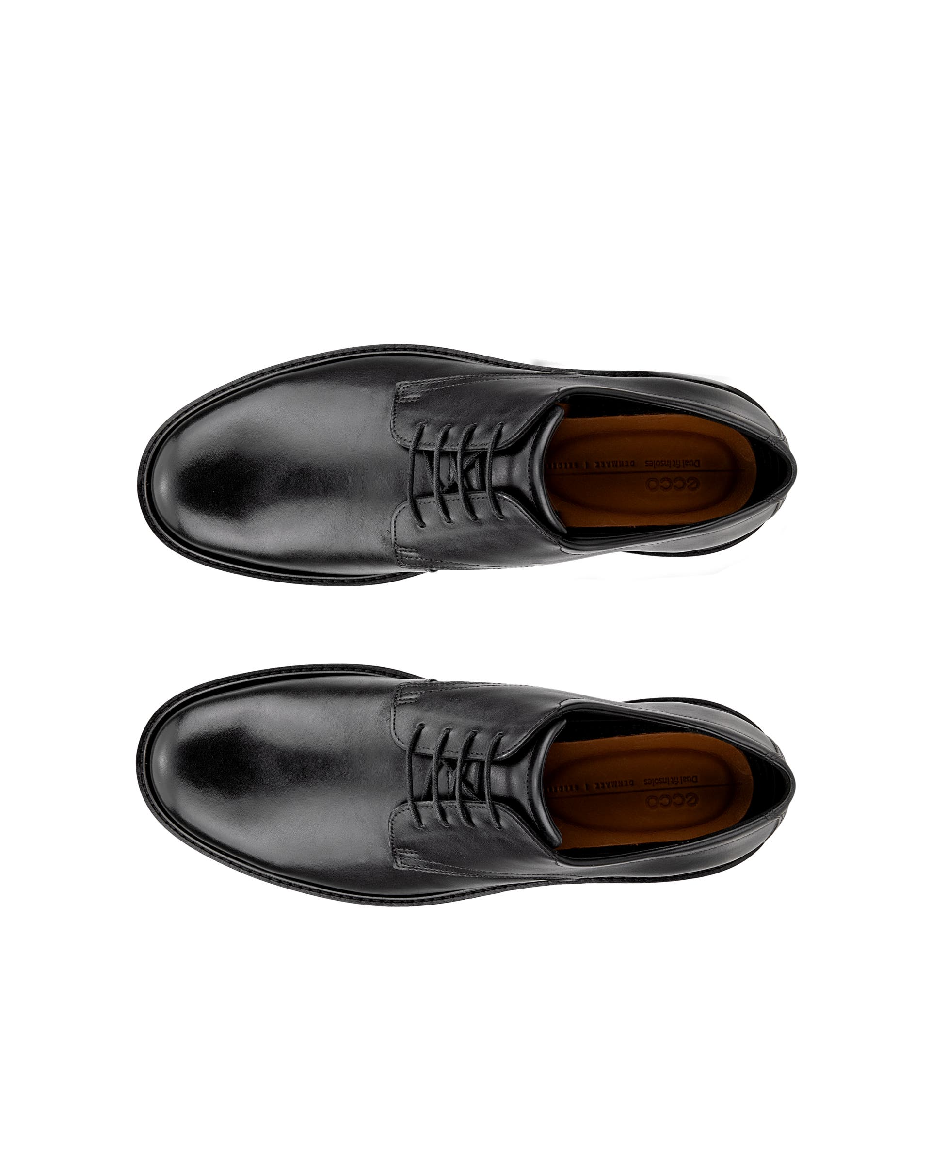 ECCO® Metropole London derbies cuir pour homme - Noir - Top left pair
