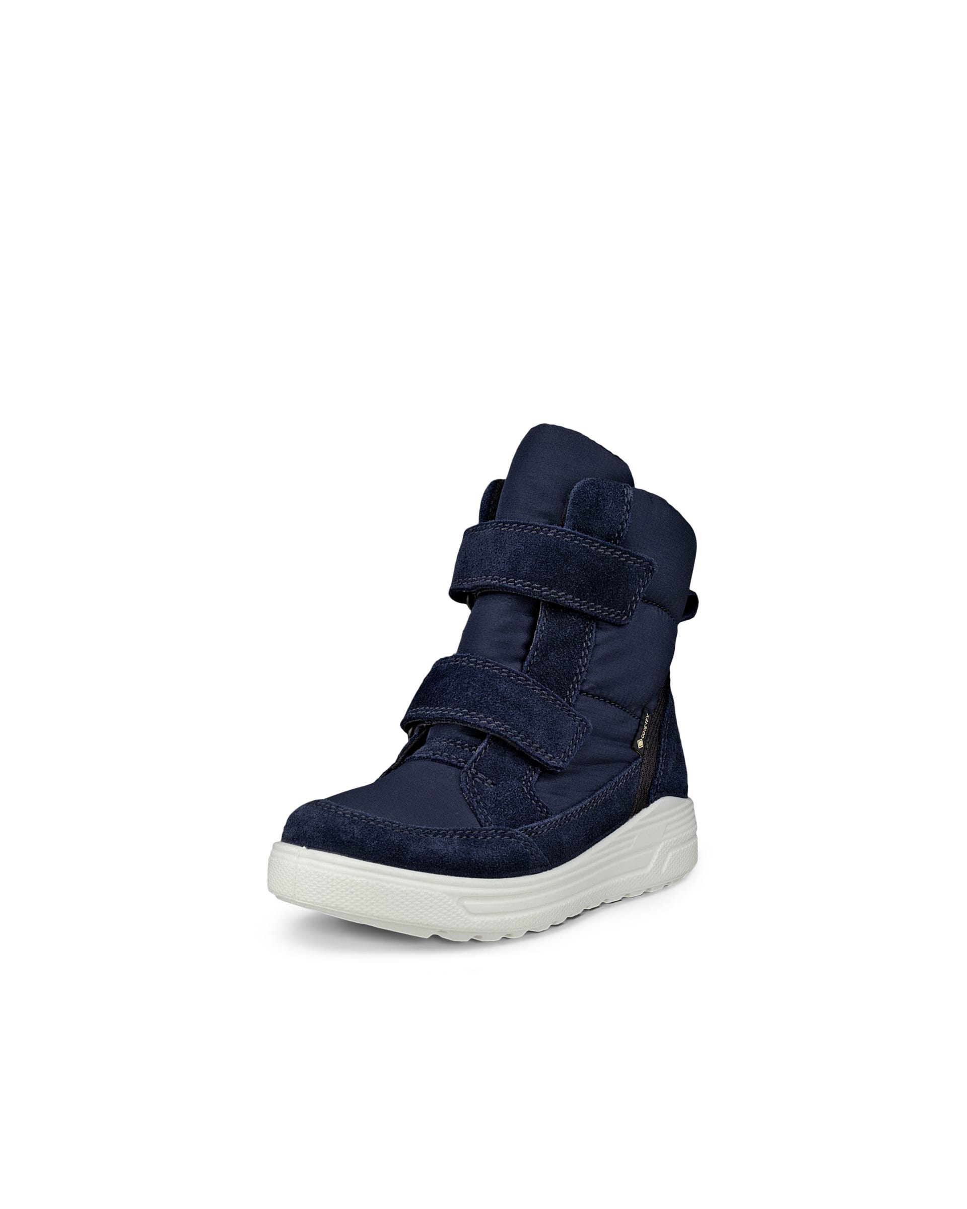 Kids' ECCO® Urban Snowboarder Suede Gore-Tex Winter Boot - Blue - Main