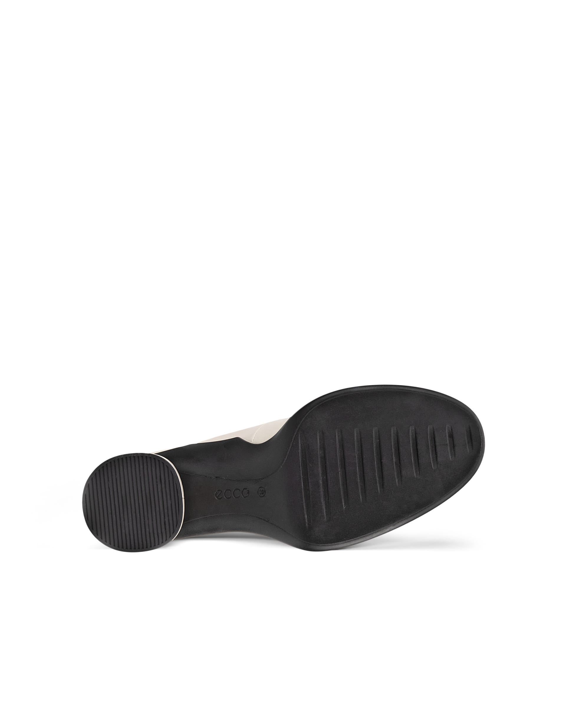 ECCO® Sculpted Lx 55 ženske kožne salonke na blok-petu - Bijela - Sole