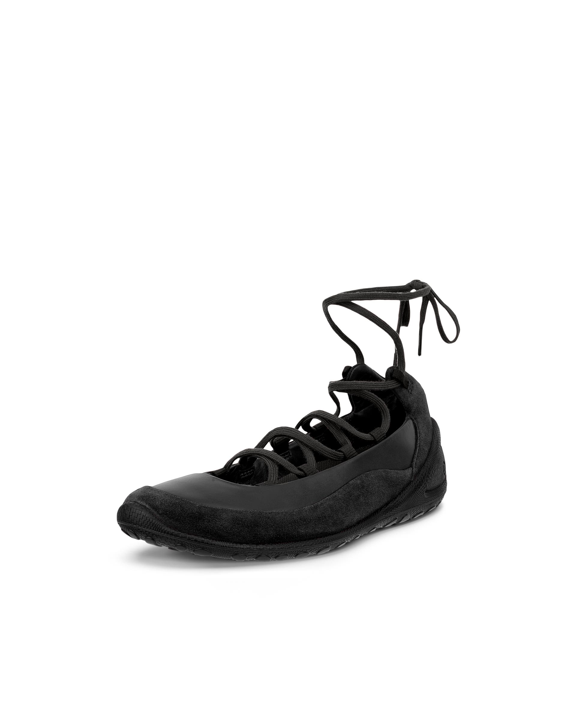 Women's ECCO® BIOM LITE Leather Ballerina - Black - Main