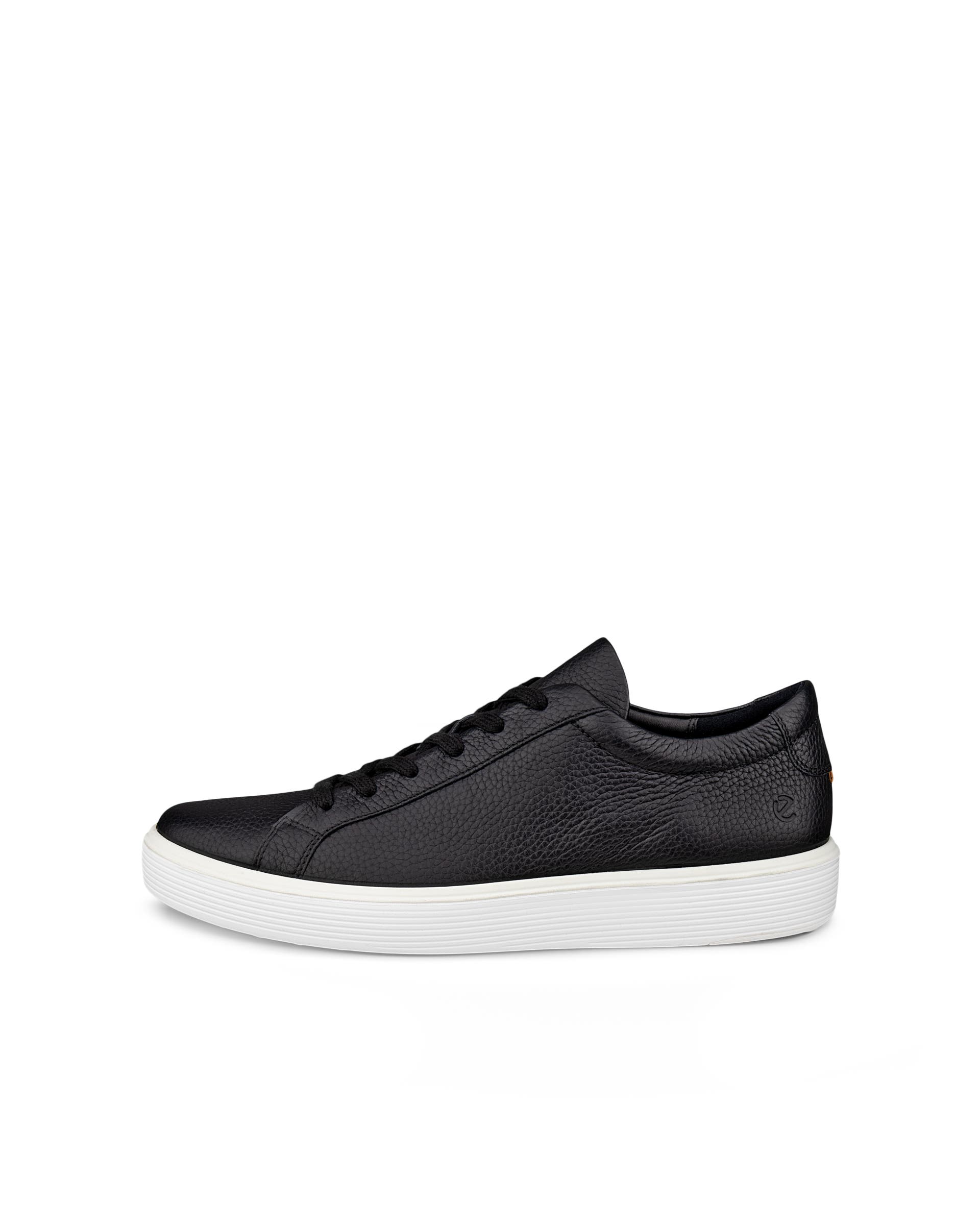 ECCO® Soft 60 Skinnsneaker herr - Svart - Outside