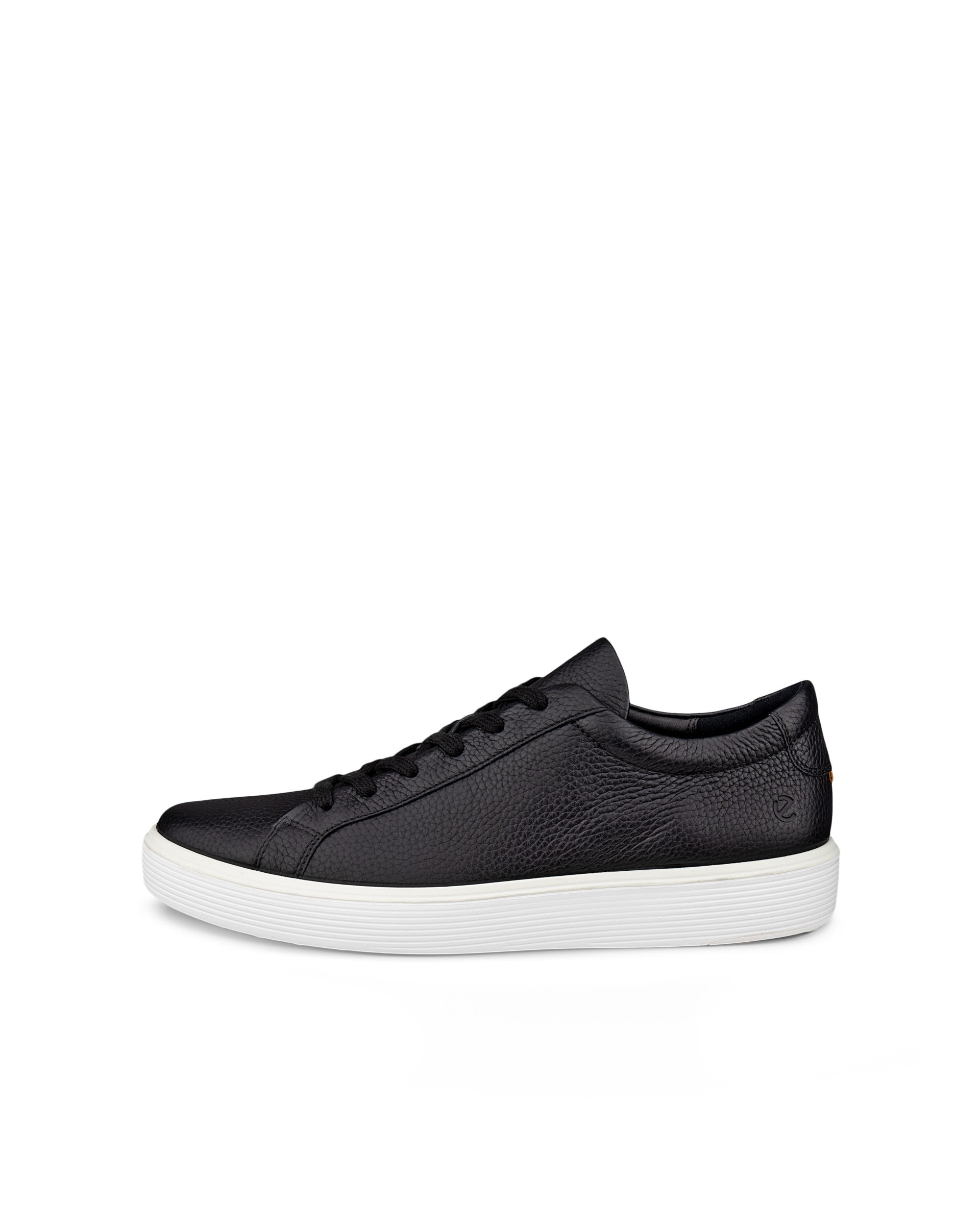 ECCO® Soft 60 Skinnsneaker herr - Svart - Outside